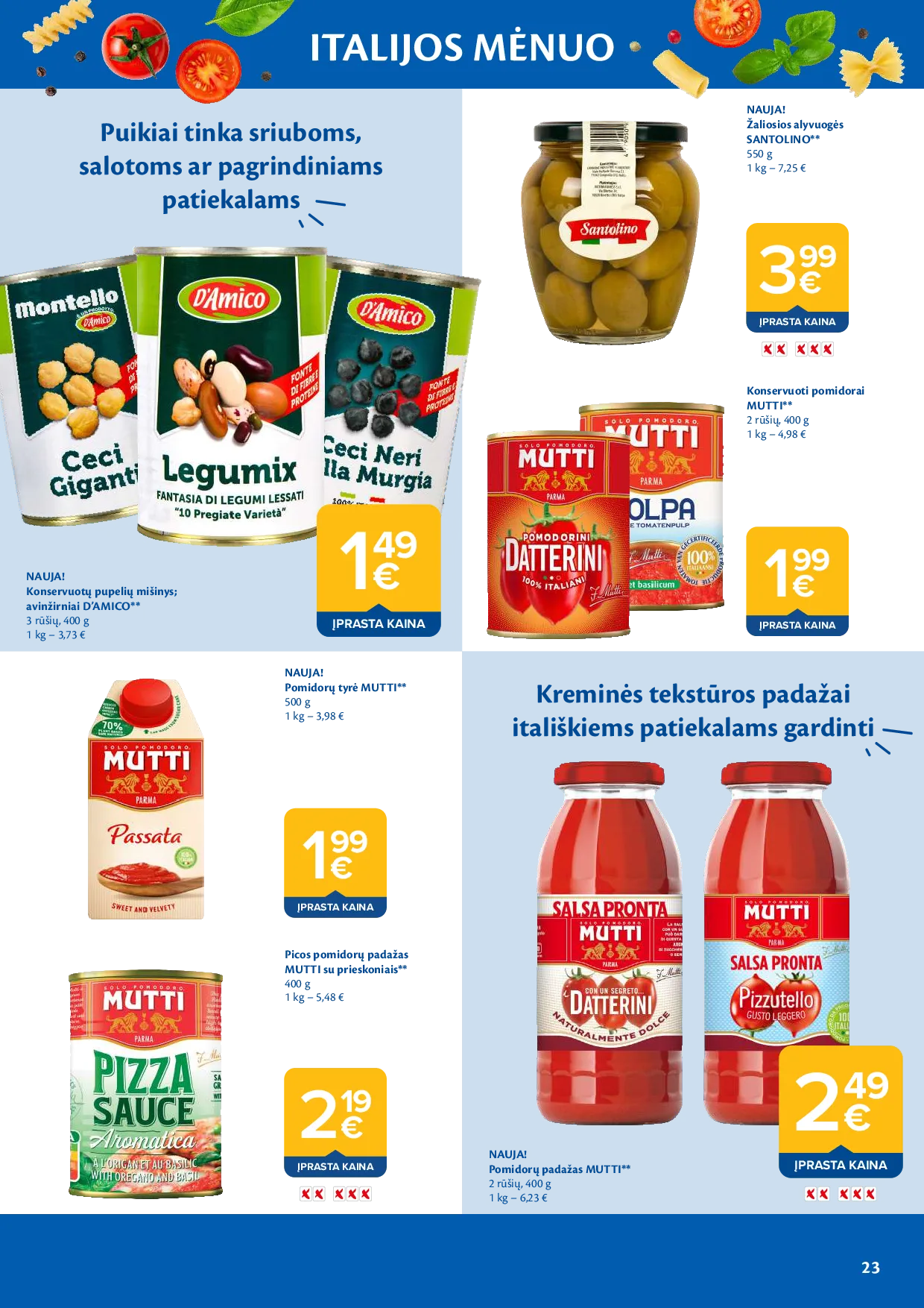 Maxima Italijos mėnuo – 23 psl.