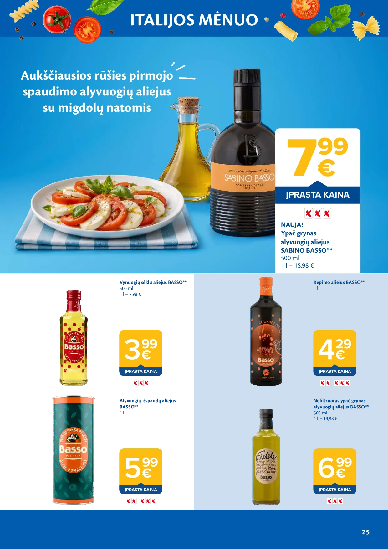 Maxima Italijos mėnuo – 25 psl.