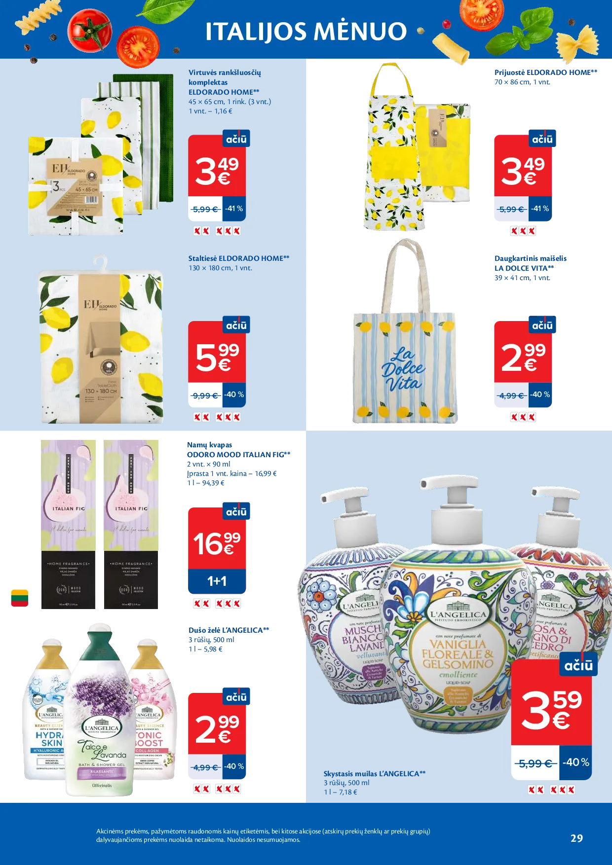 Maxima Italijos mėnuo – 29 psl.