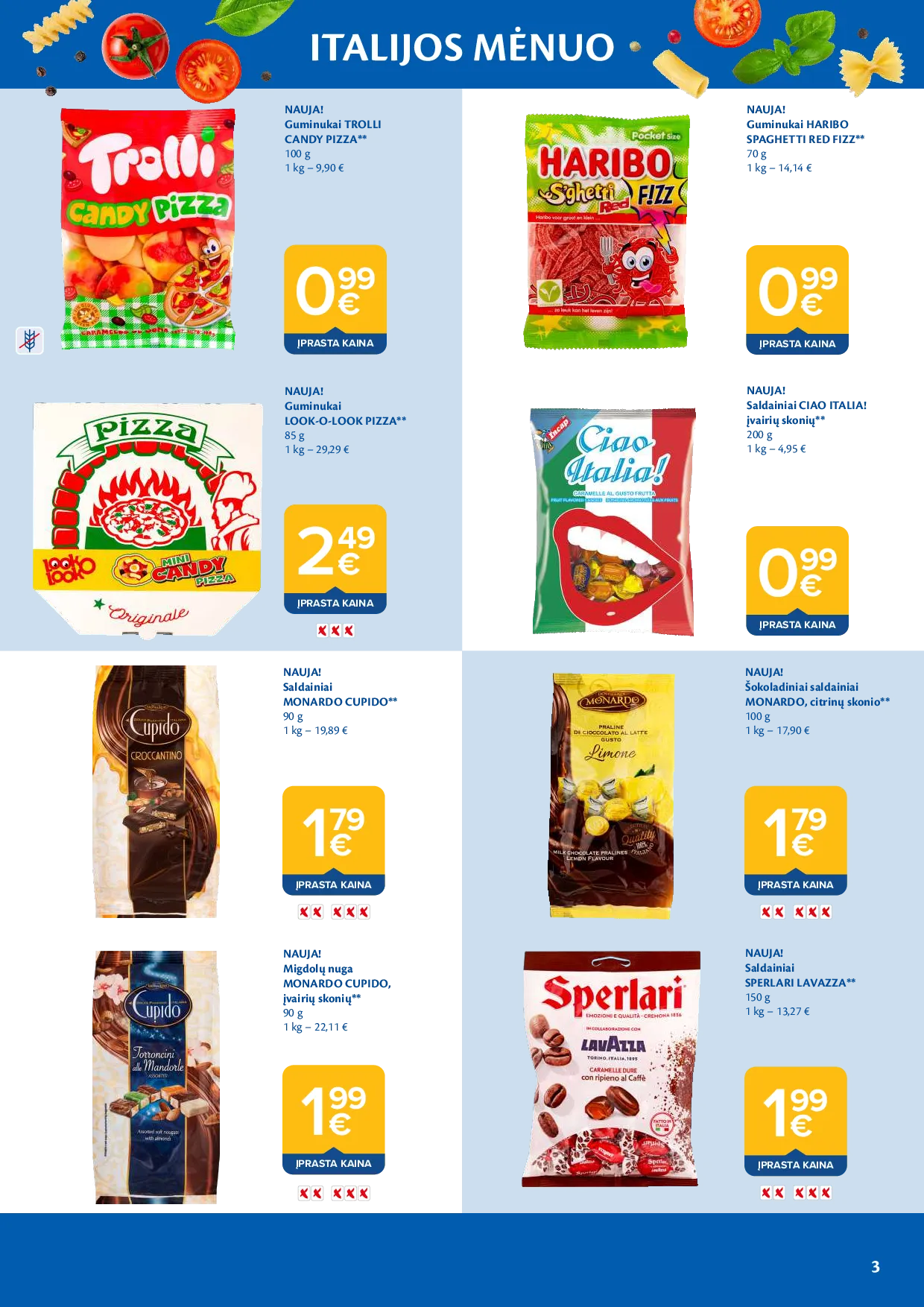 Maxima Italijos mėnuo – 3 psl.