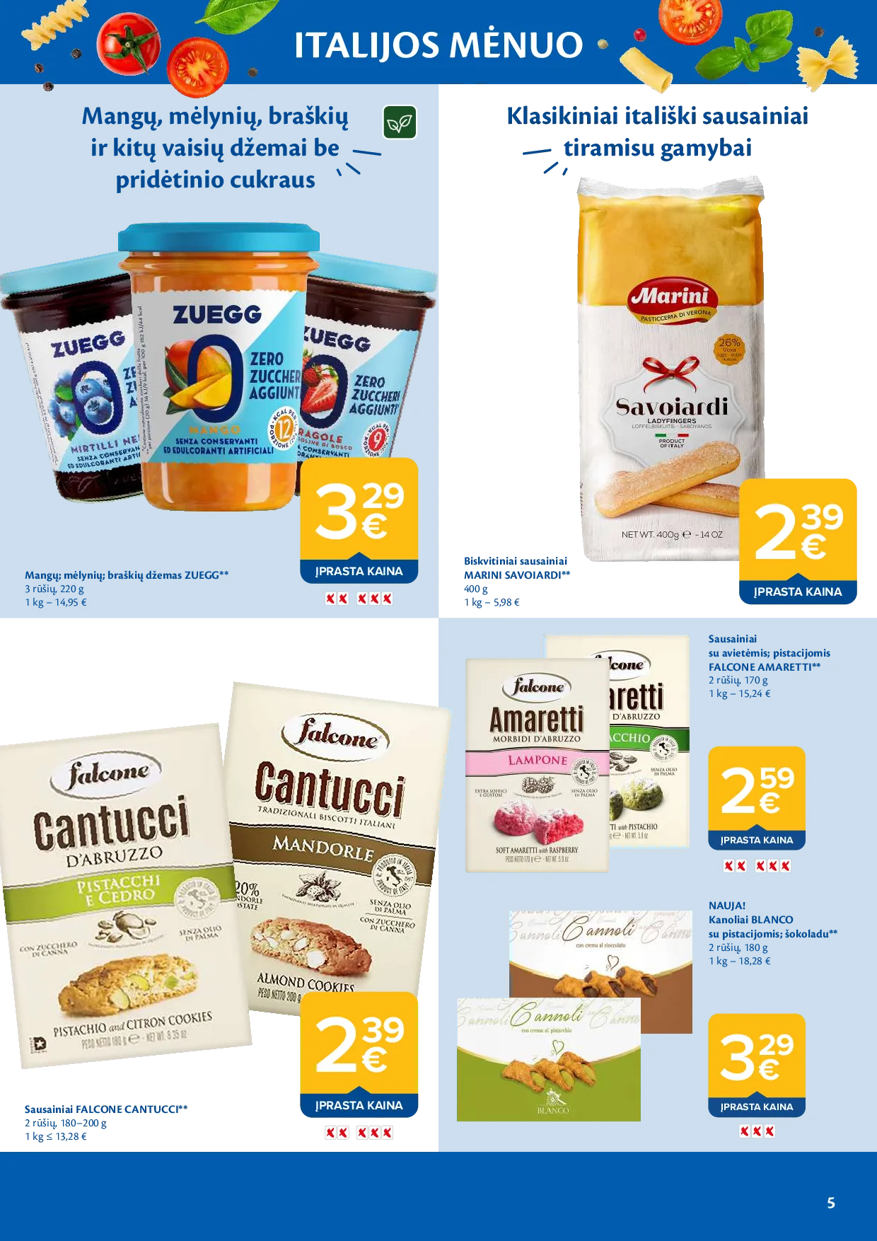 Maxima Italijos mėnuo – 5 psl.