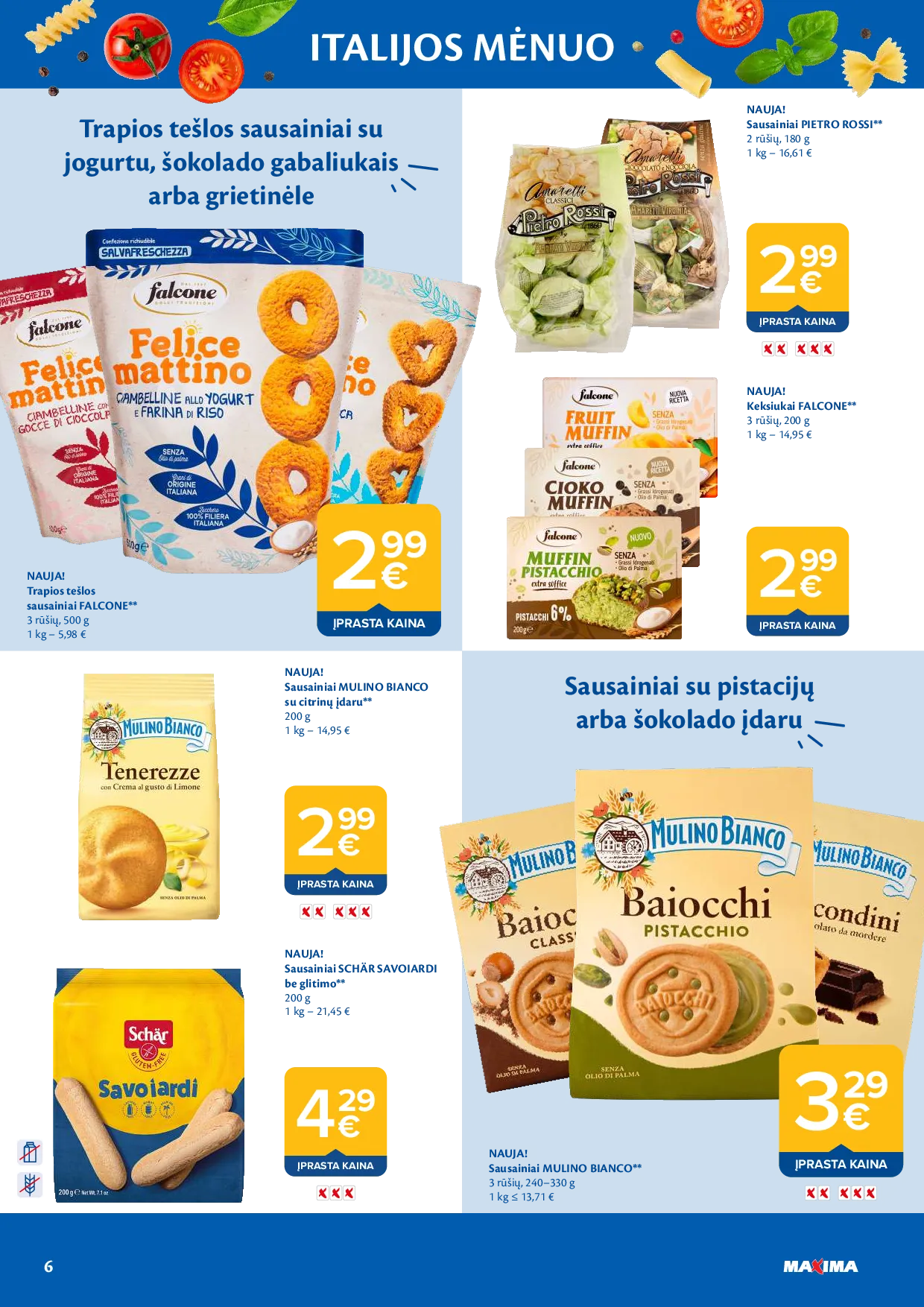 Maxima Italijos mėnuo – 6 psl.