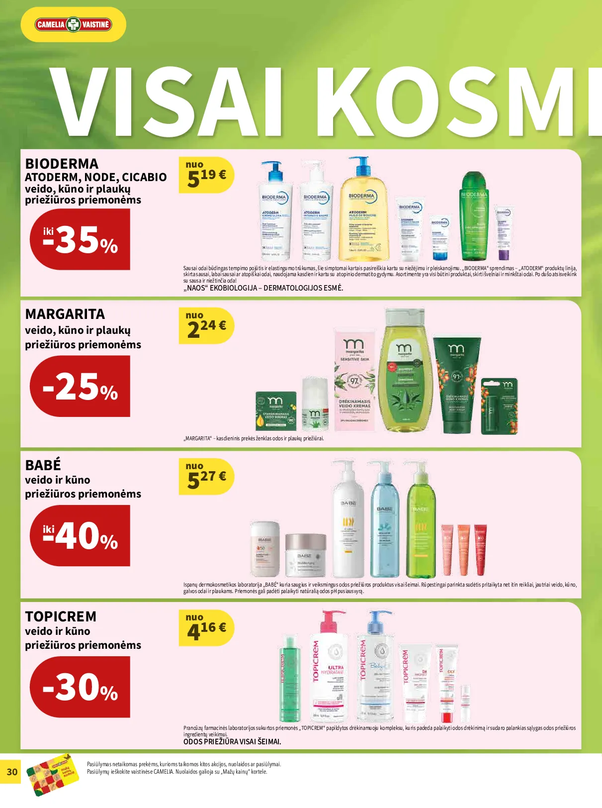 Camelia leidinys – 30 psl.