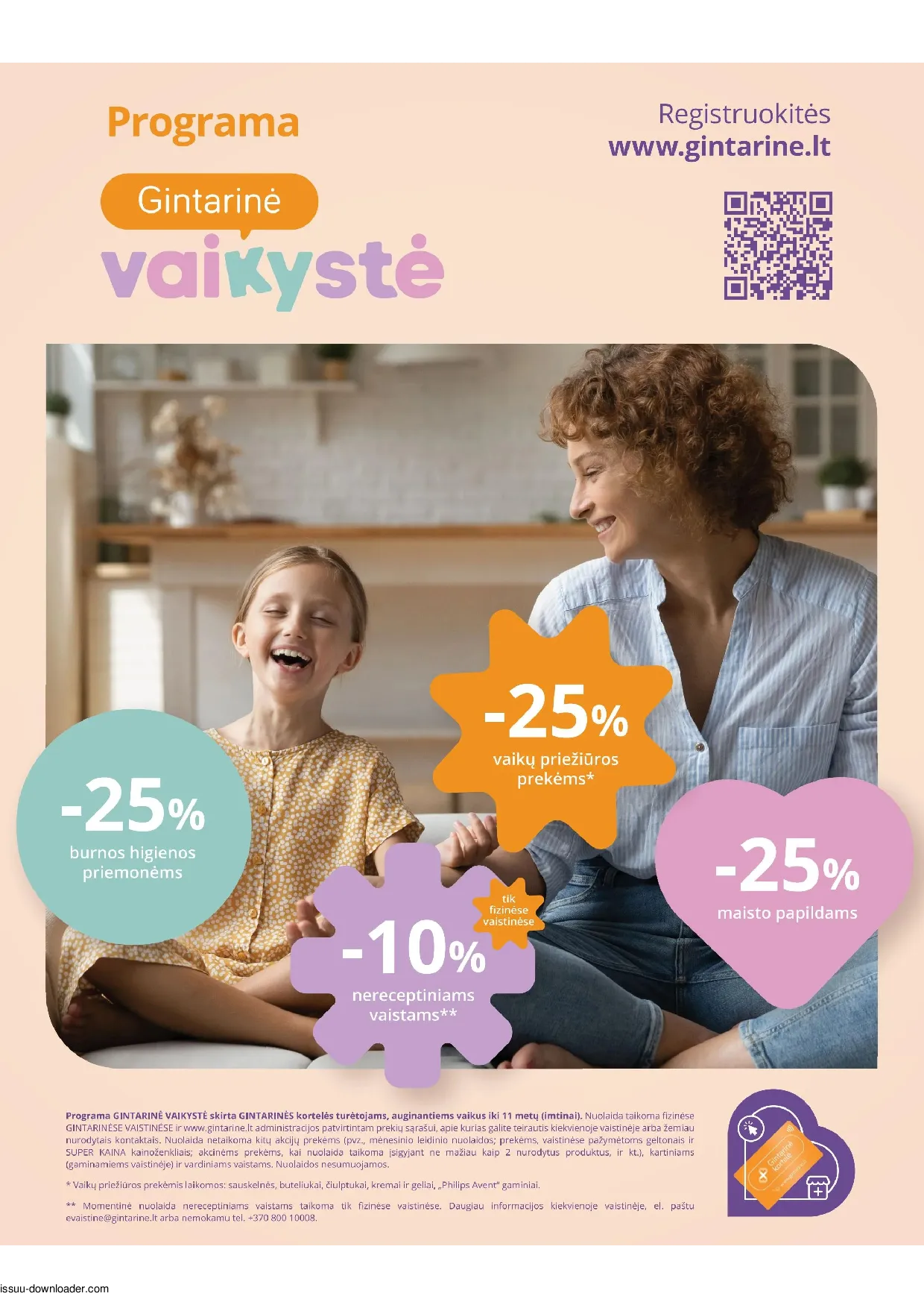 Gintarinė vaistinė akcijos šią savaitę. Galioja nuo 2026-08-01 iki 2026-08-31 – 30 psl.
