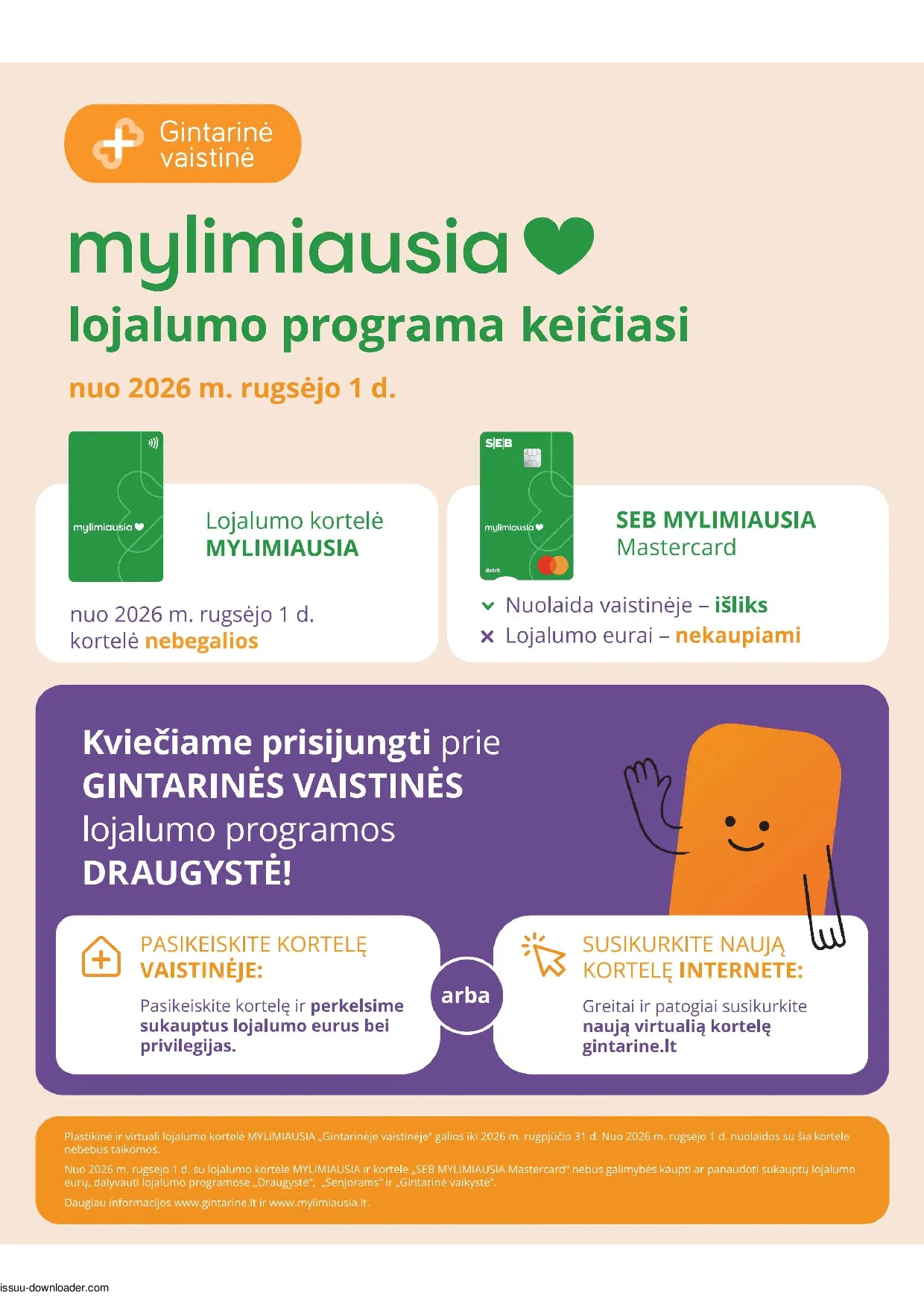Gintarinė vaistinė akcijos šią savaitę. Galioja nuo 2026-08-01 iki 2026-08-31 – 32 psl.