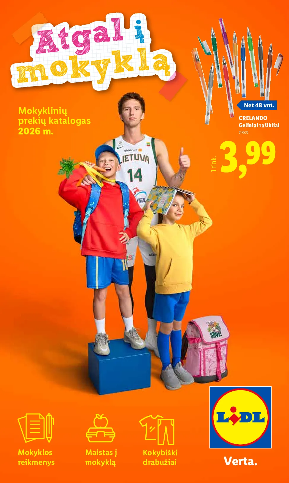 Lidl atgal į mokyklą – 1 psl.