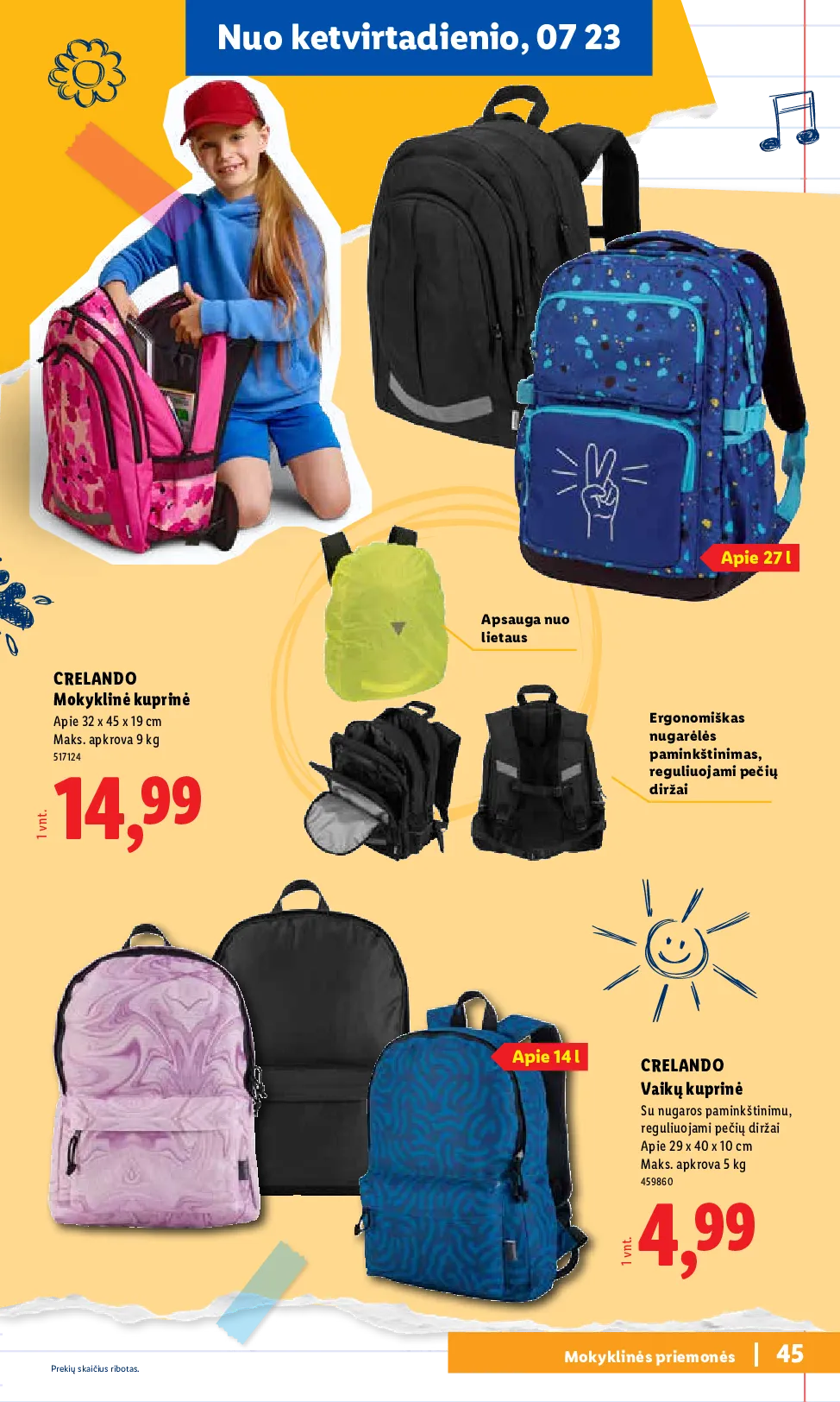 Lidl atgal į mokyklą – 45 psl.