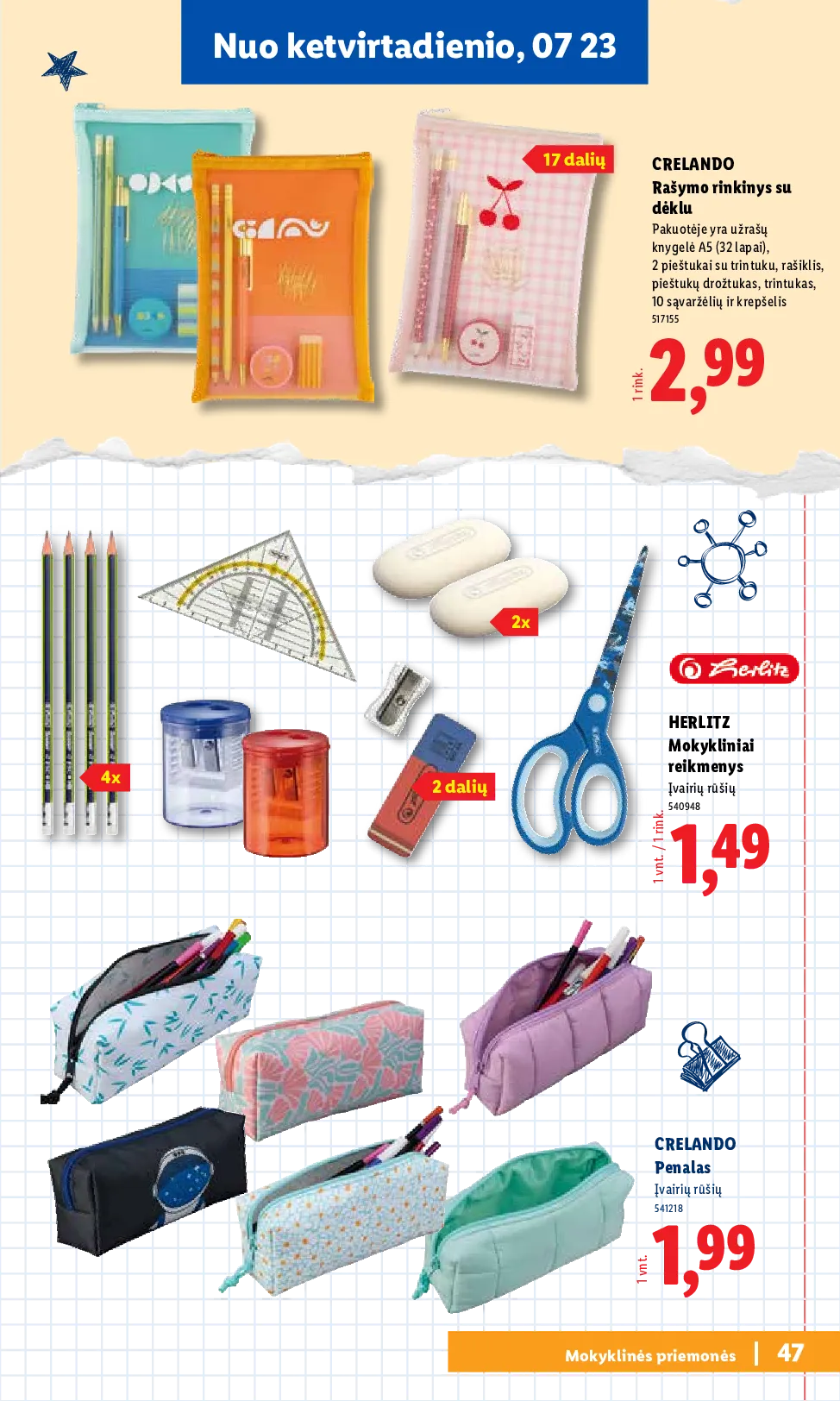 Lidl atgal į mokyklą – 47 psl.