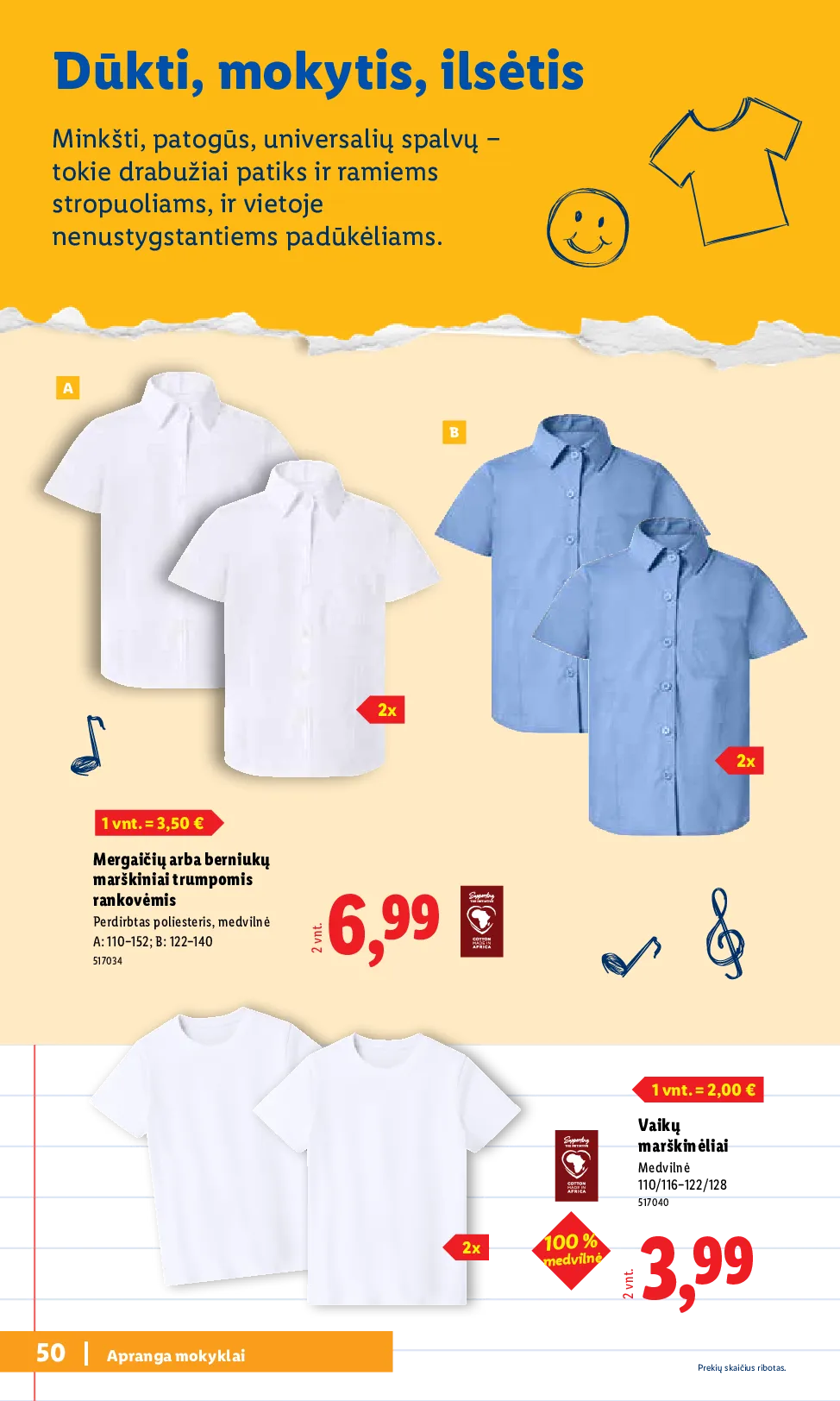 Lidl atgal į mokyklą – 50 psl.