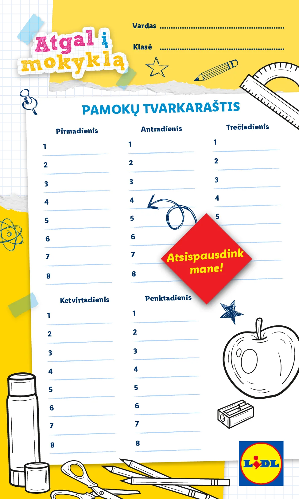 Lidl atgal į mokyklą – 54 psl.
