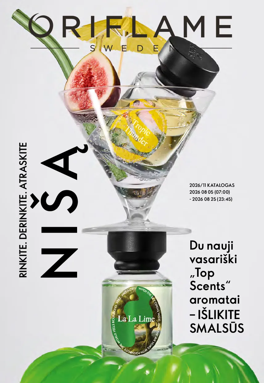 Oriflame katalogas – 1 psl.
