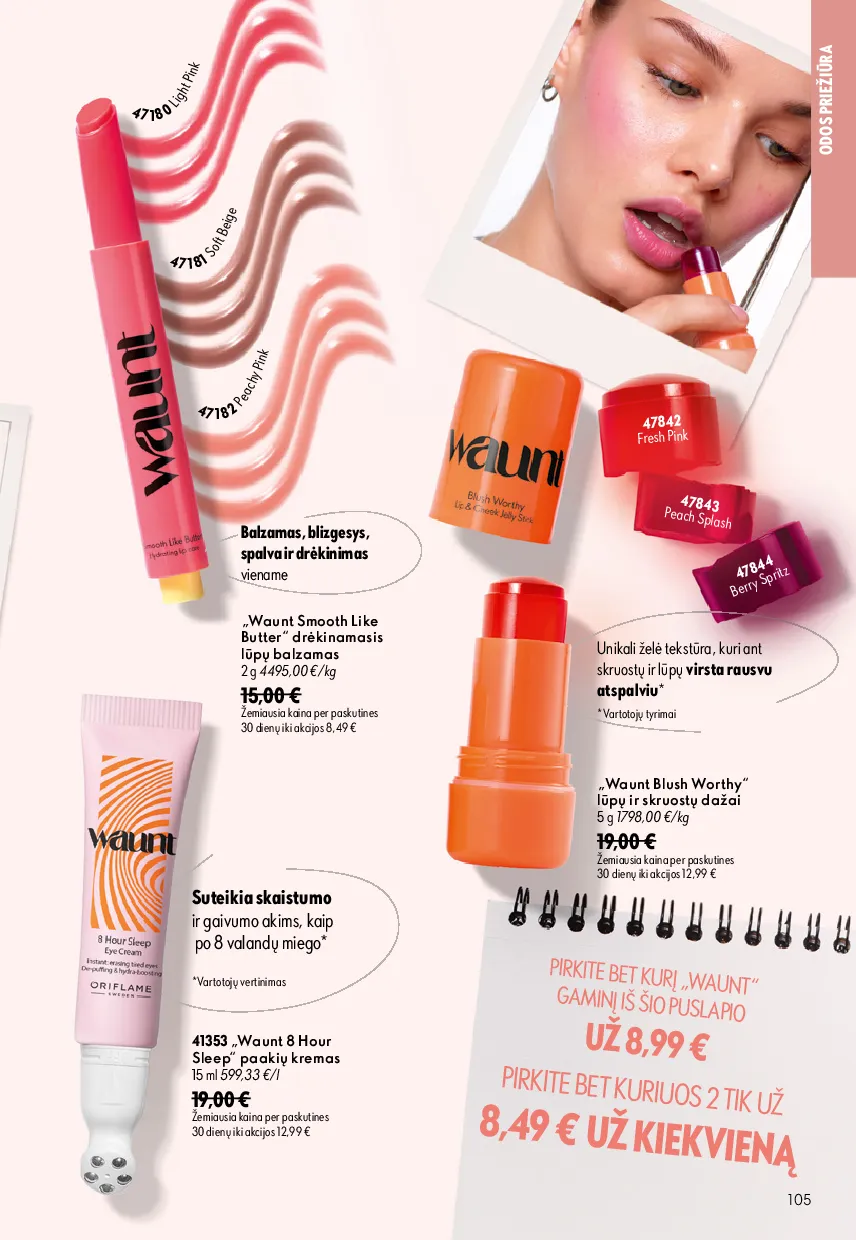 Oriflame katalogas – 105 psl.