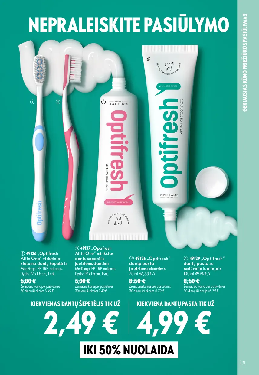Oriflame katalogas – 131 psl.