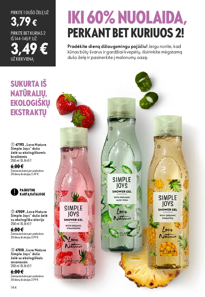 Oriflame katalogas – 144 psl.