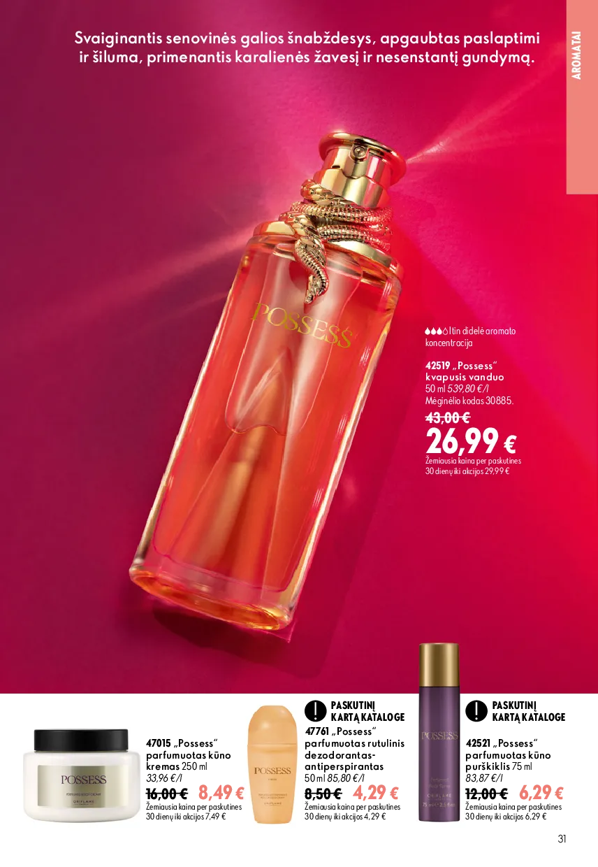 Oriflame katalogas – 31 psl.