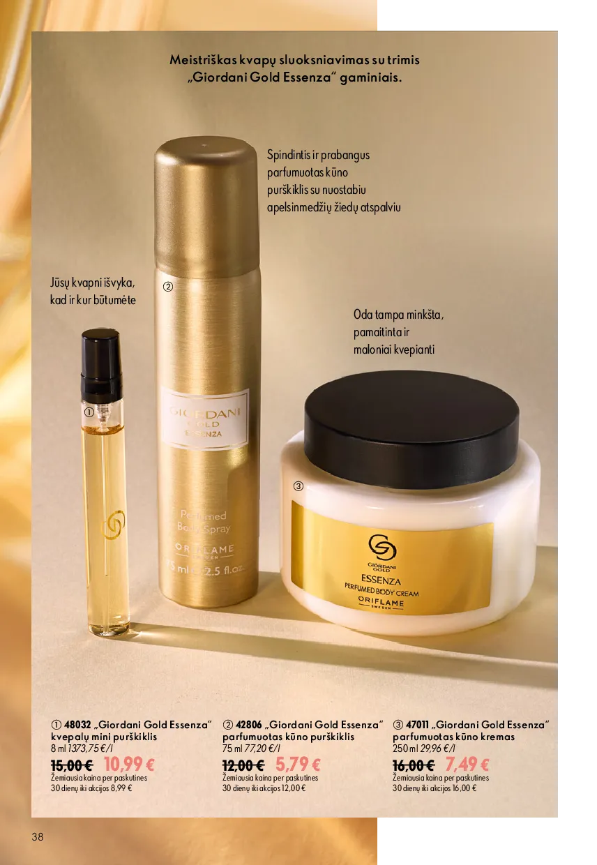 Oriflame katalogas – 38 psl.