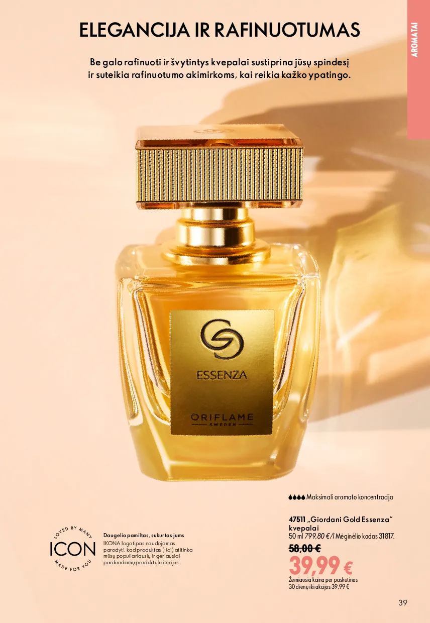 Oriflame katalogas – 39 psl.