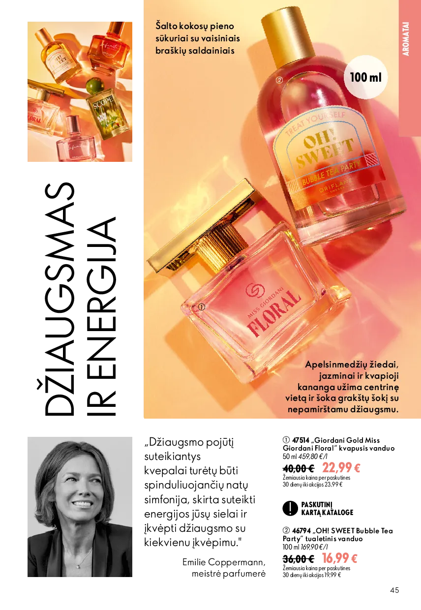 Oriflame katalogas – 45 psl.