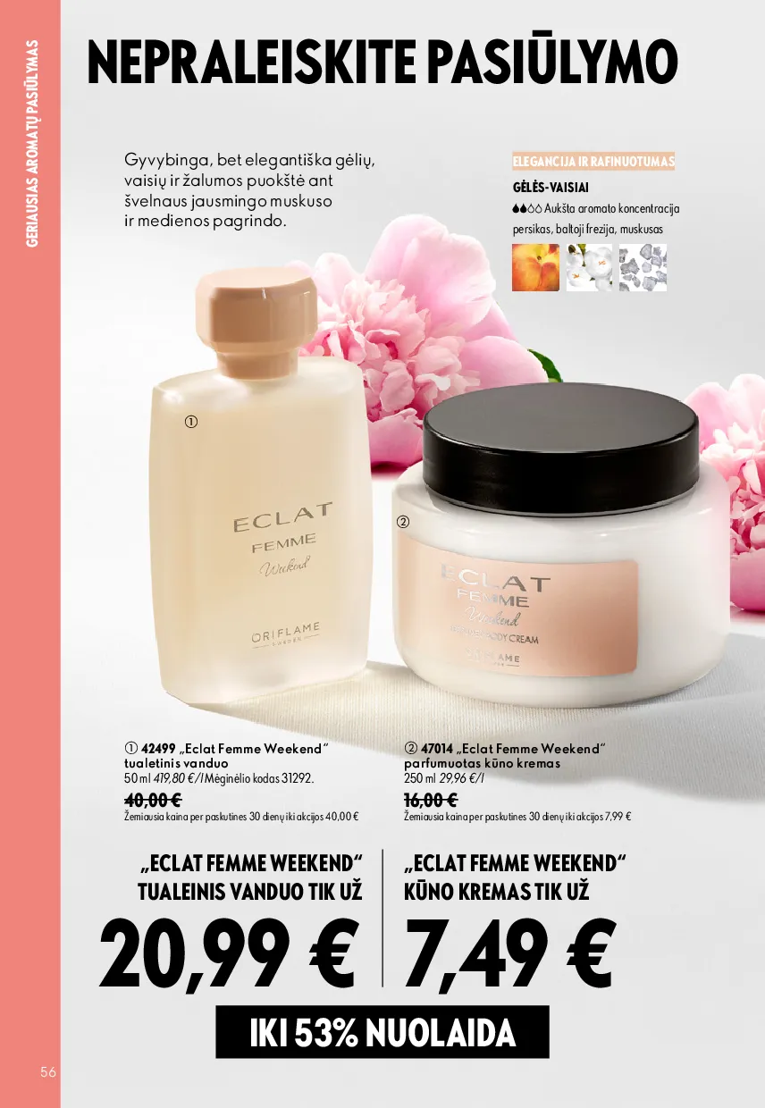 Oriflame katalogas – 56 psl.