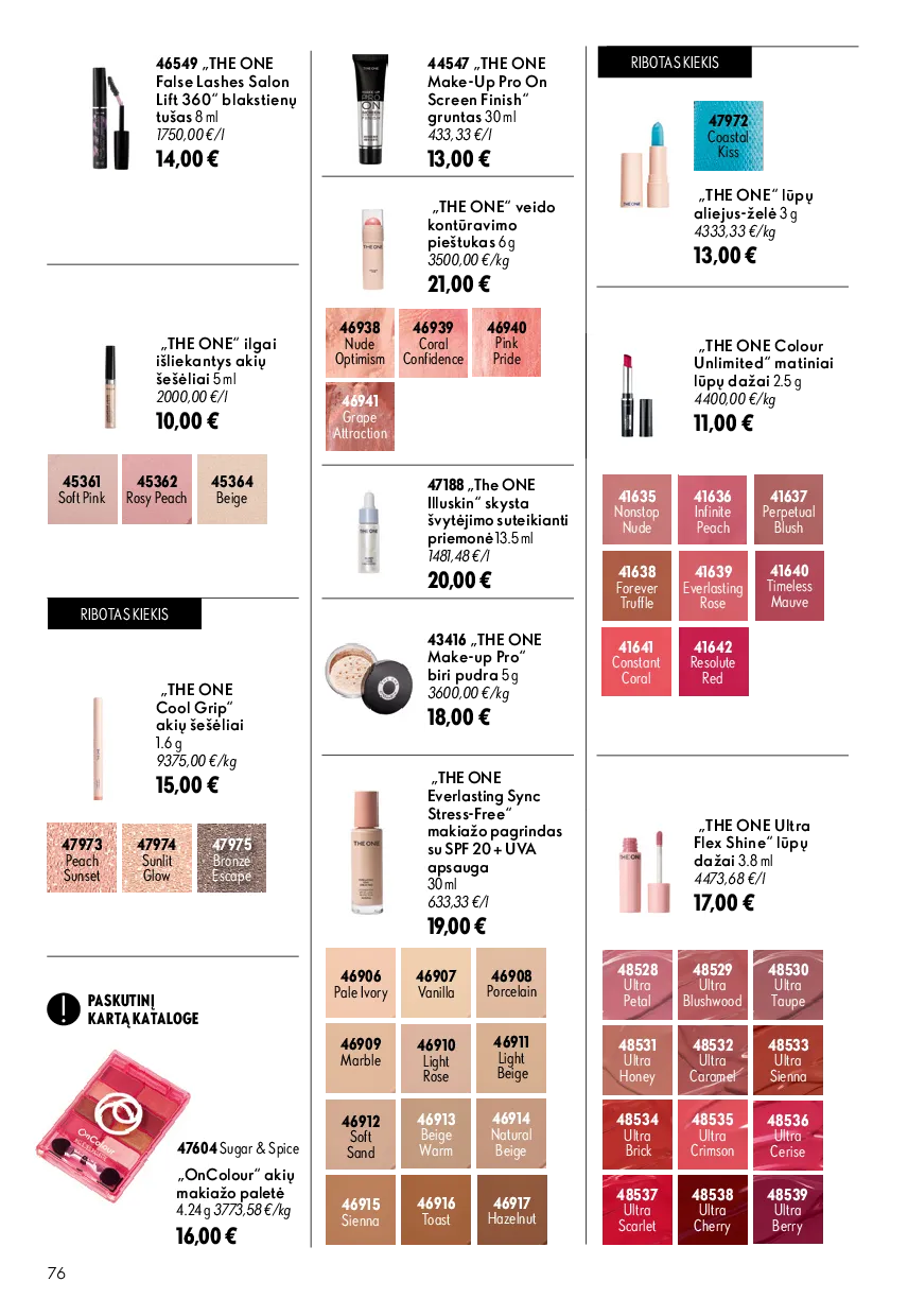 Oriflame katalogas – 76 psl.