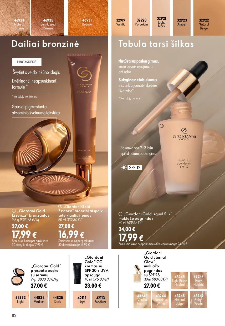 Oriflame katalogas – 82 psl.