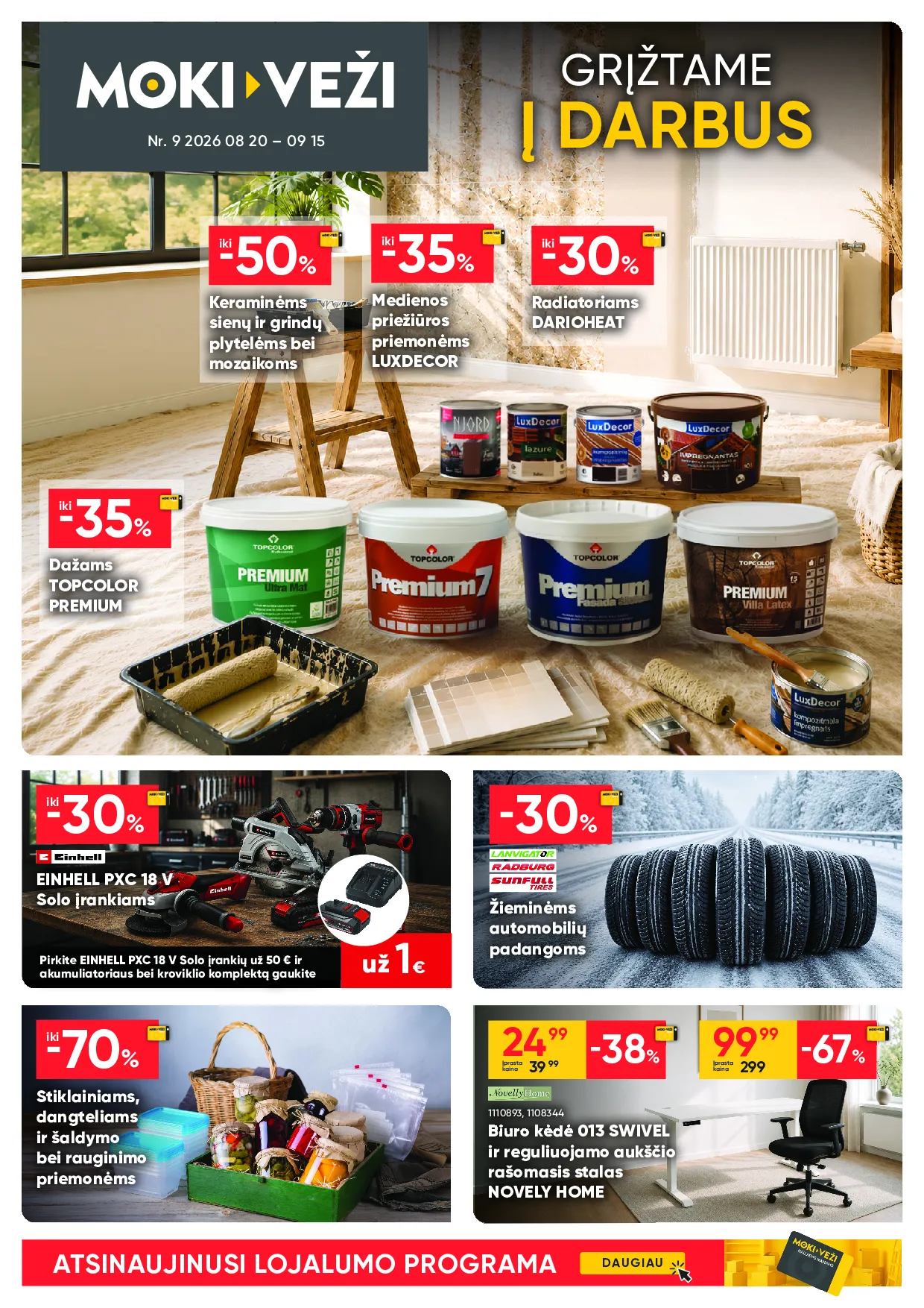 Moki veži leidinys – 1 psl.