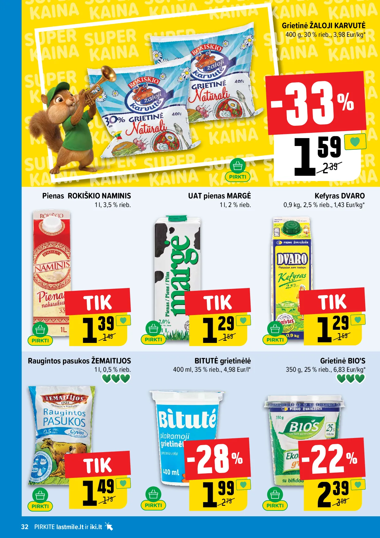 IKI akcijų leidinys – 32 psl.