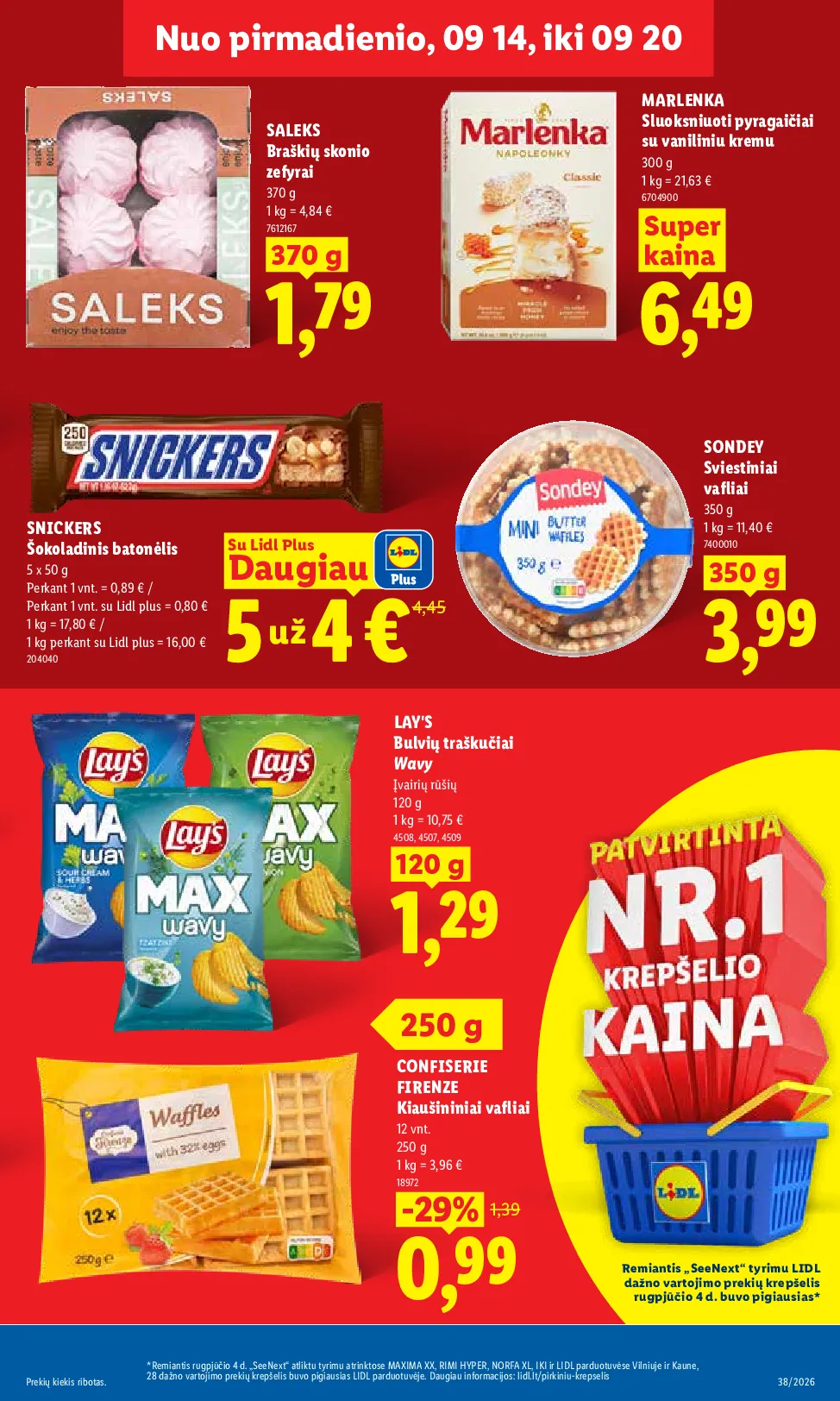 Lidl maisto prekių leidinys – 11 psl.