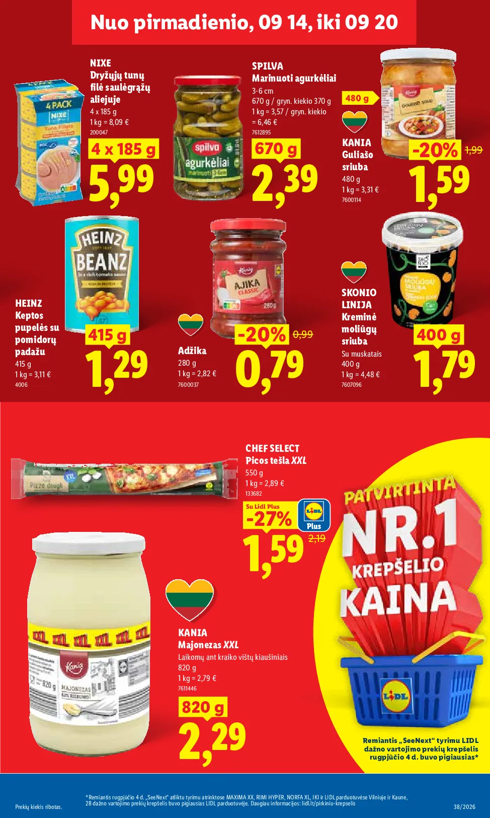 Lidl maisto prekių leidinys – 13 psl.