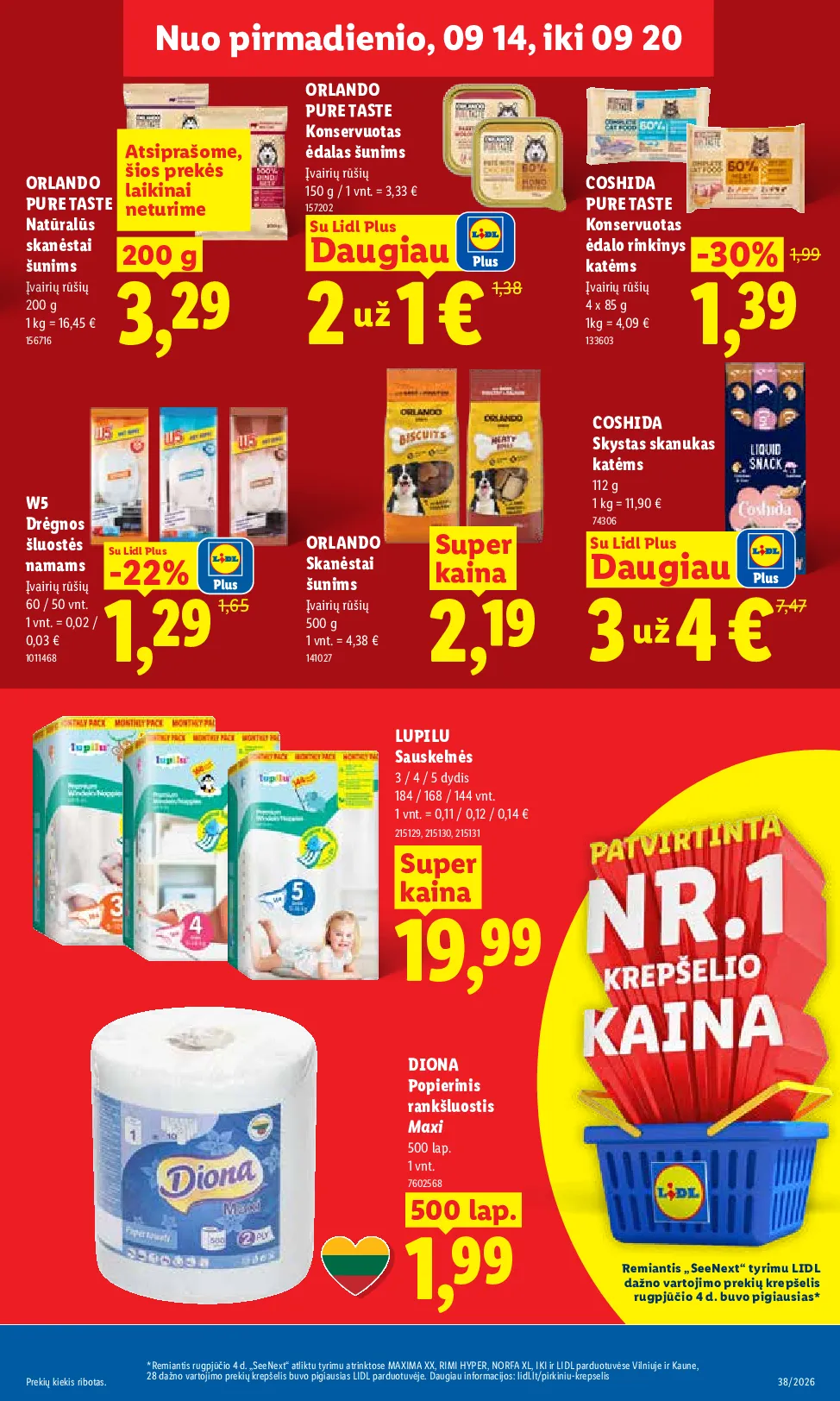 Lidl maisto prekių leidinys – 15 psl.