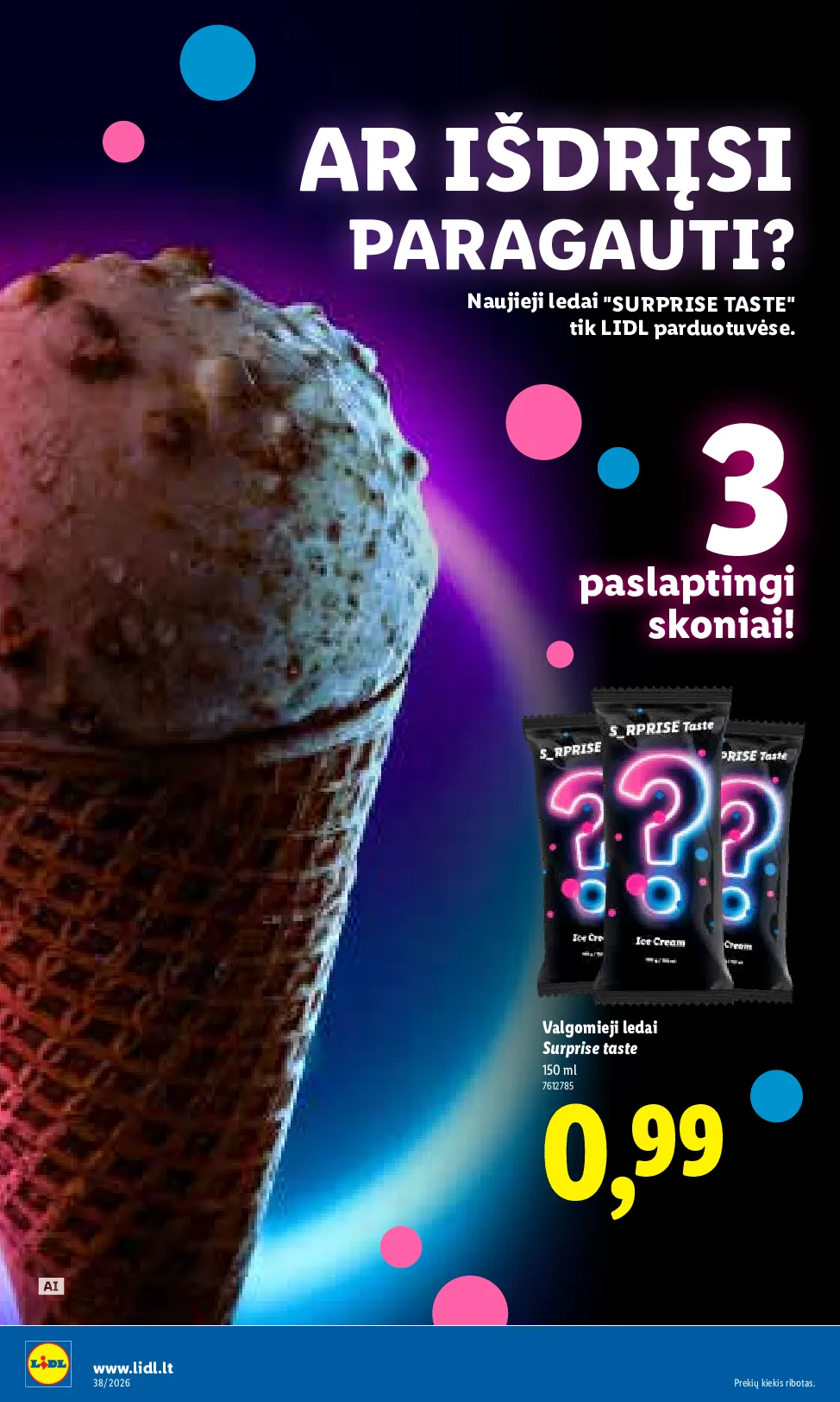 Lidl maisto prekių leidinys – 16 psl.