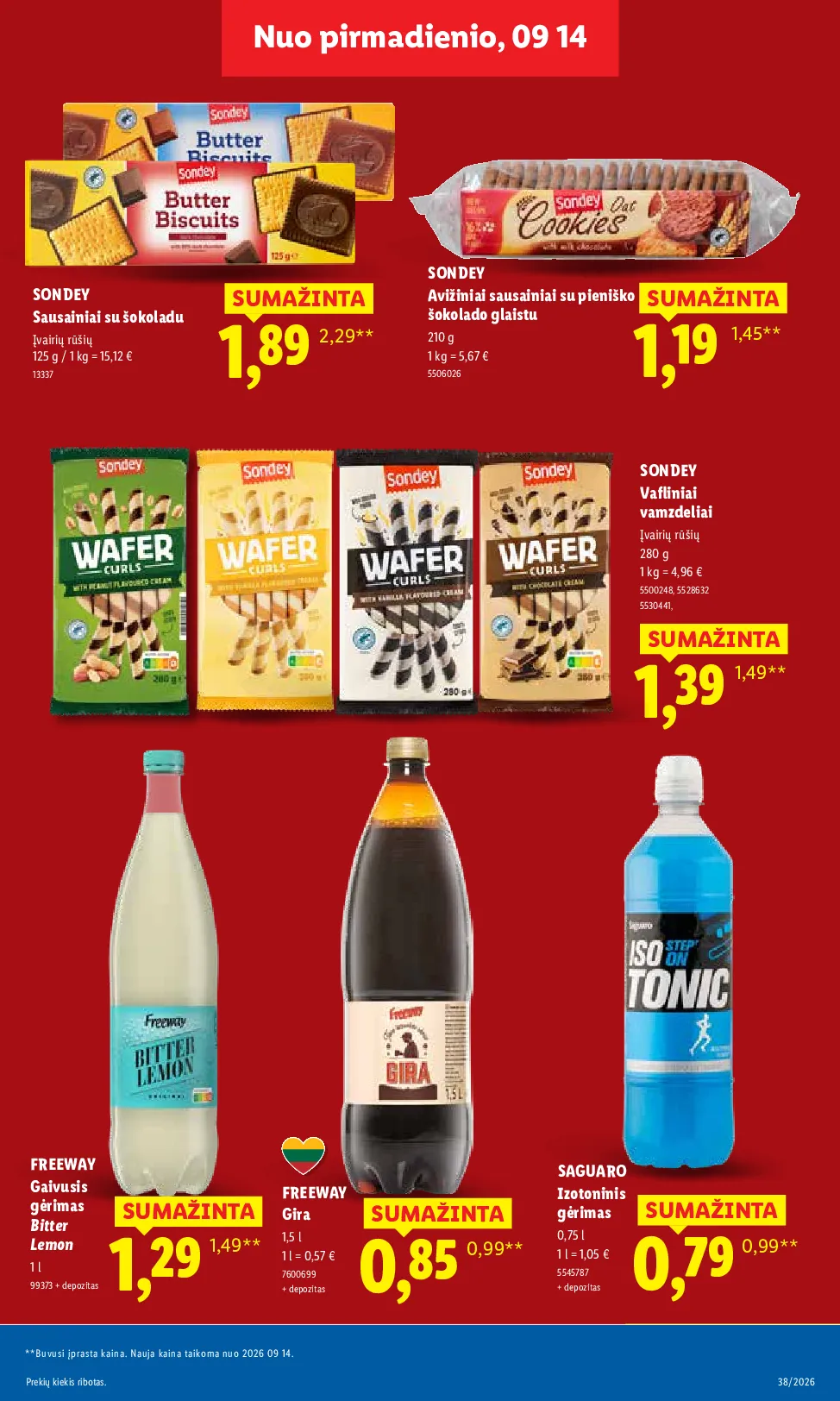 Lidl maisto prekių leidinys – 19 psl.