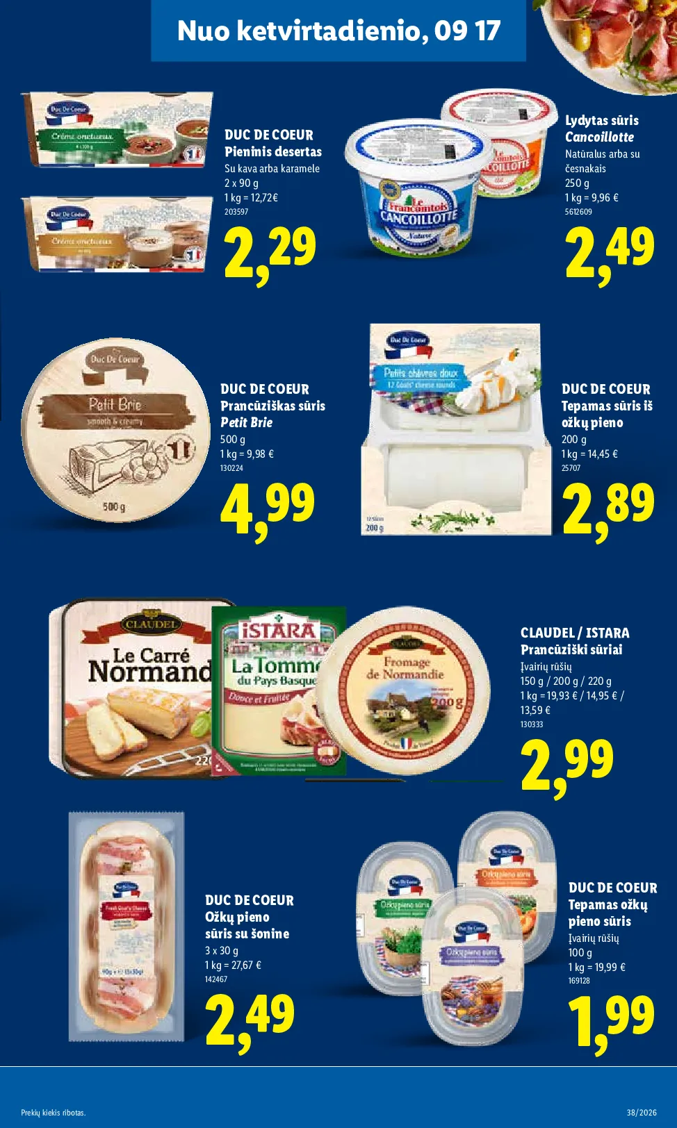 Lidl maisto prekių leidinys – 21 psl.