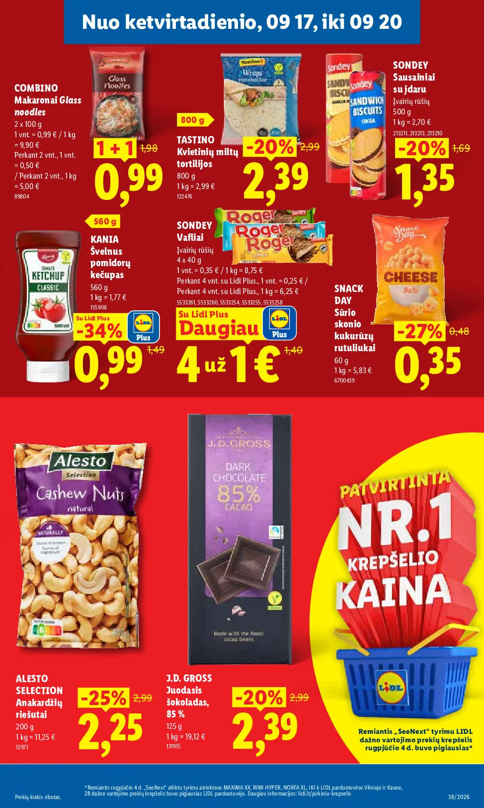 Lidl maisto prekių leidinys – 25 psl.