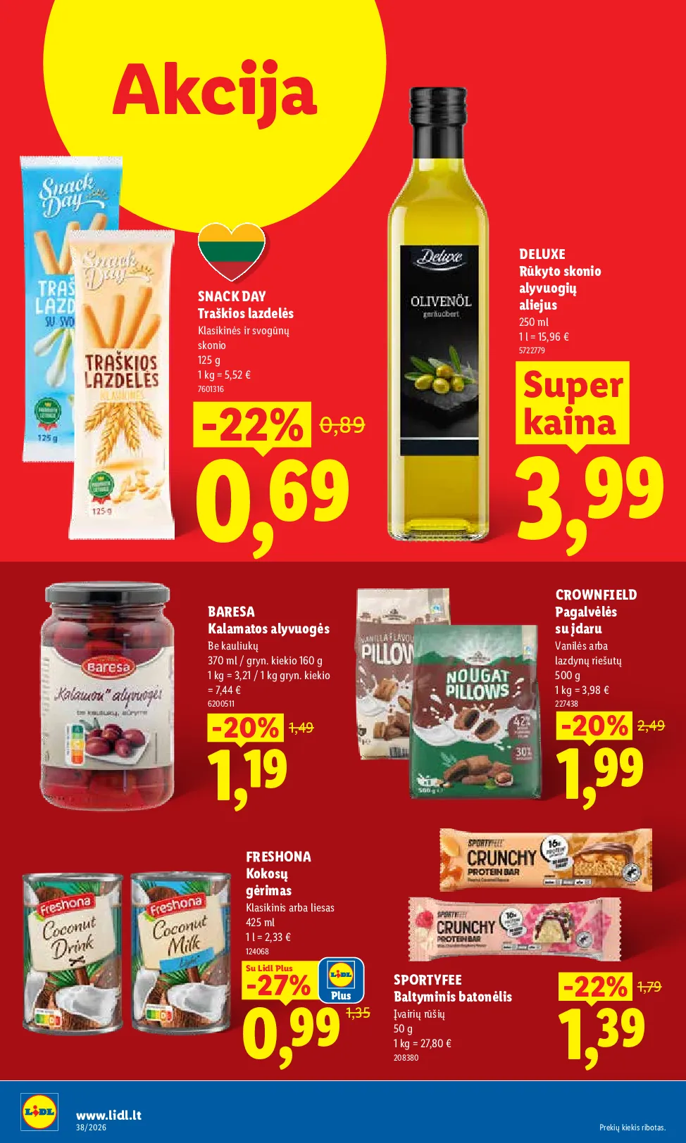 Lidl maisto prekių leidinys – 28 psl.