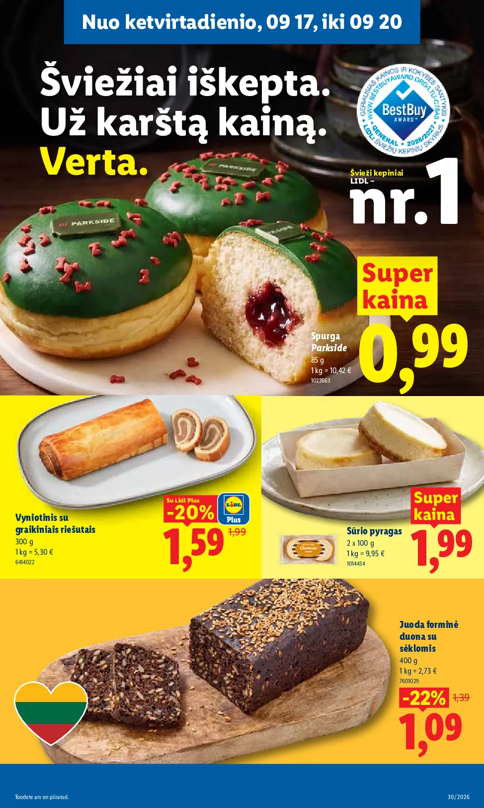 Lidl maisto prekių leidinys – 31 psl.