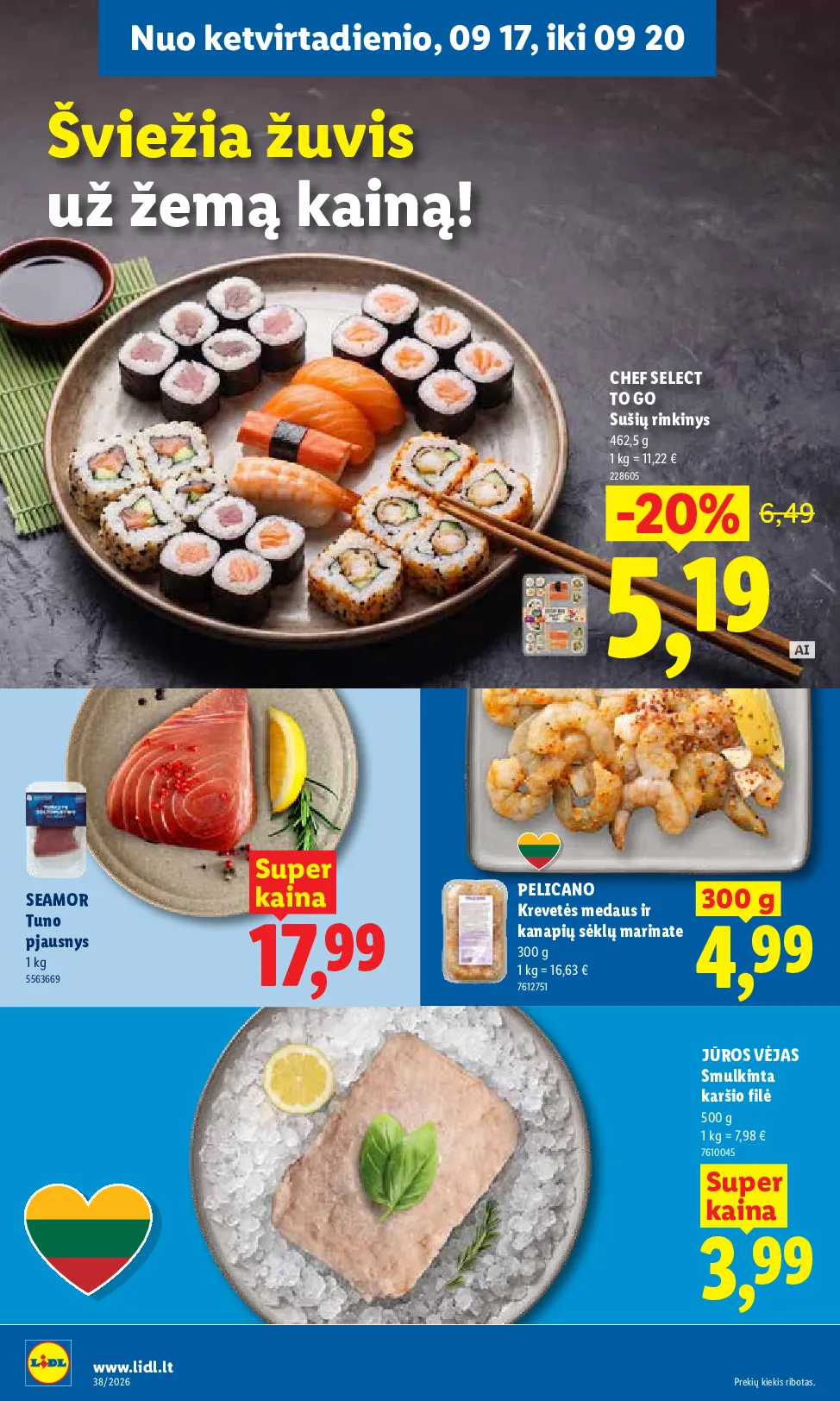 Lidl maisto prekių leidinys – 36 psl.