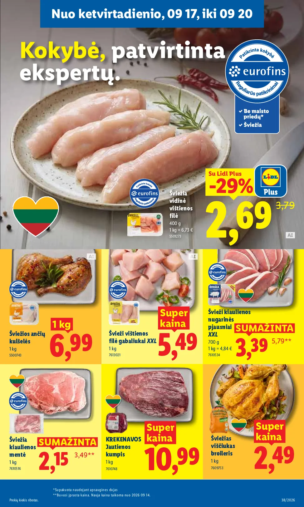 Lidl maisto prekių leidinys – 37 psl.