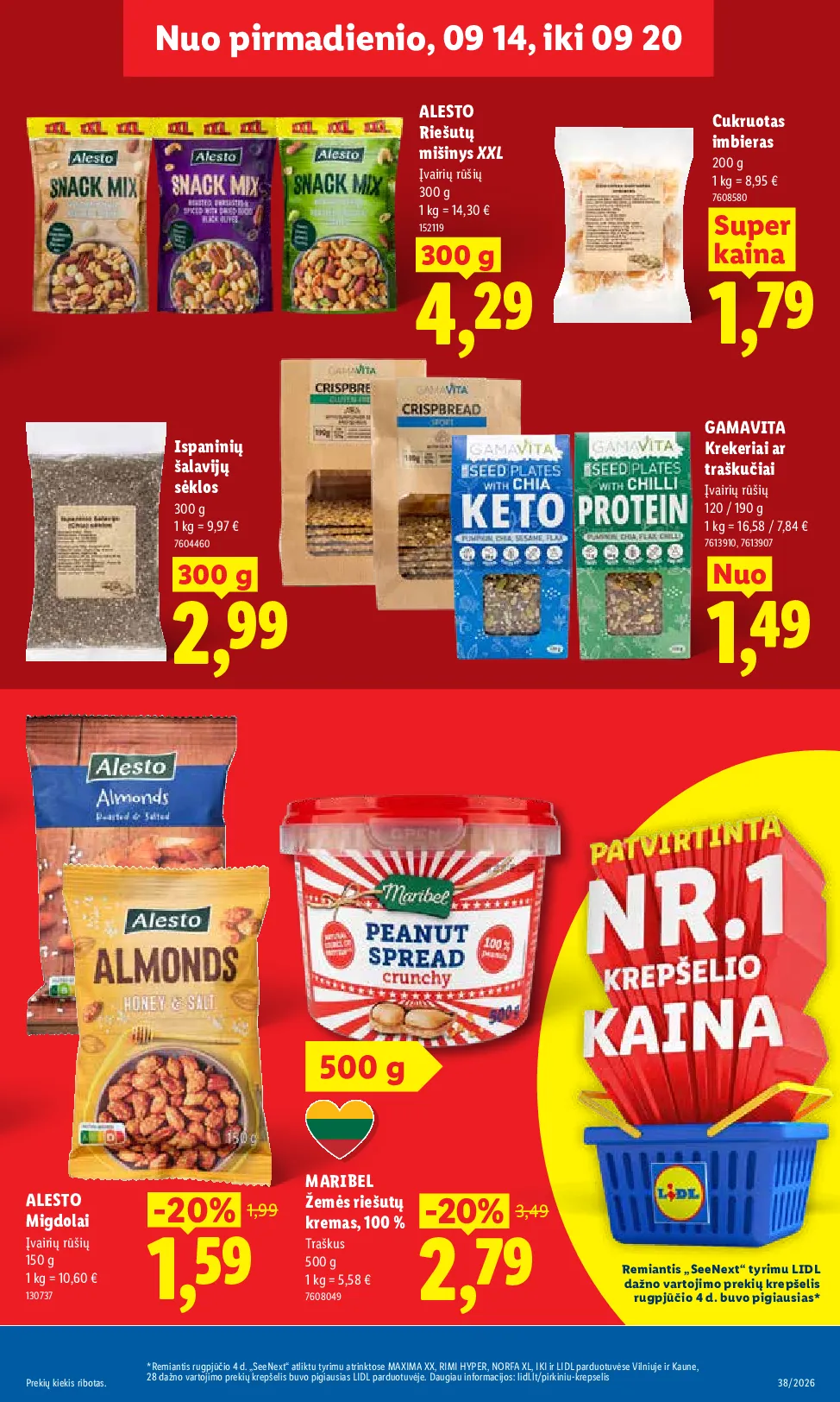 Lidl maisto prekių leidinys – 9 psl.