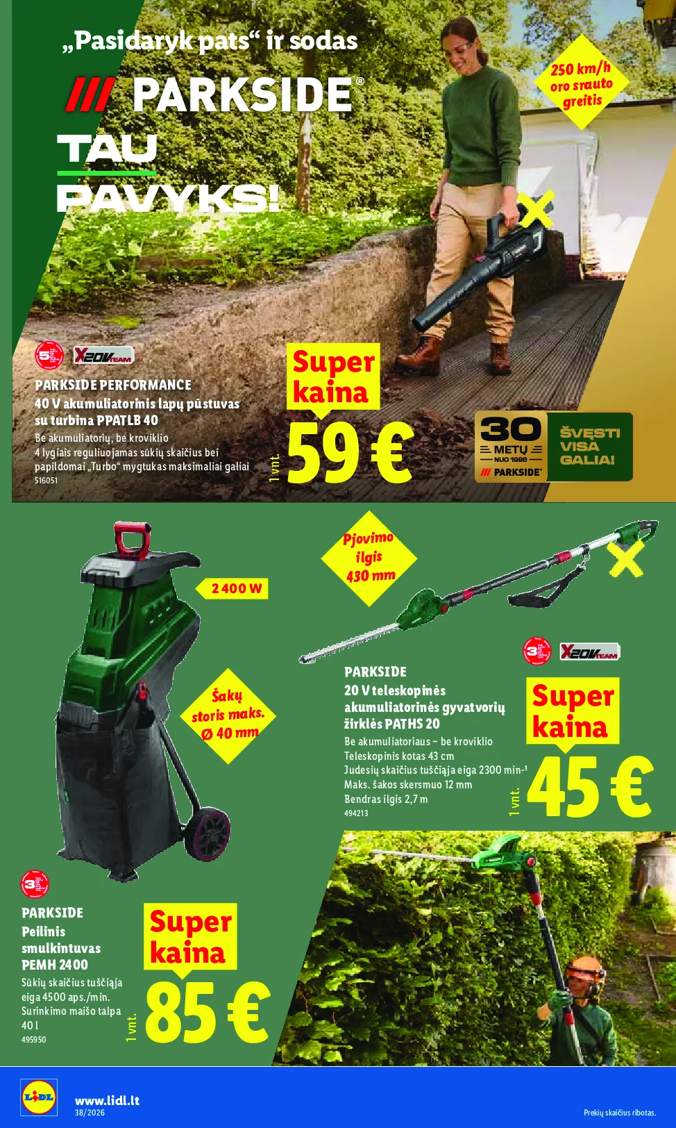 Lidl ne maisto prekių leidinys – 12 psl.