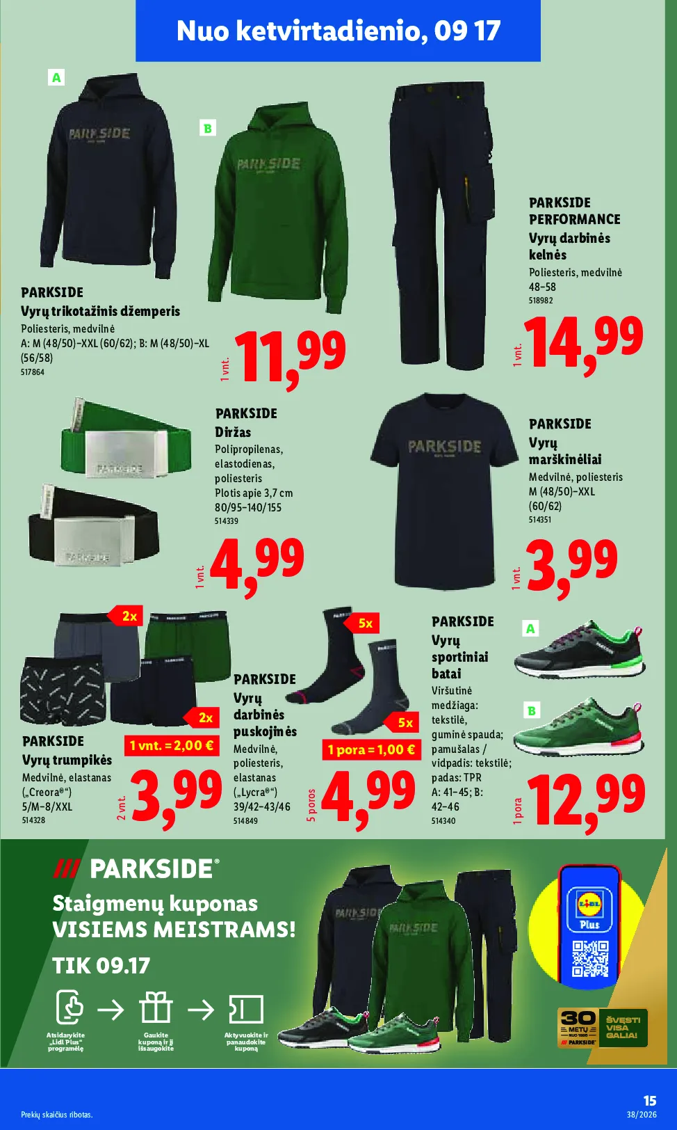 Lidl ne maisto prekių leidinys – 15 psl.