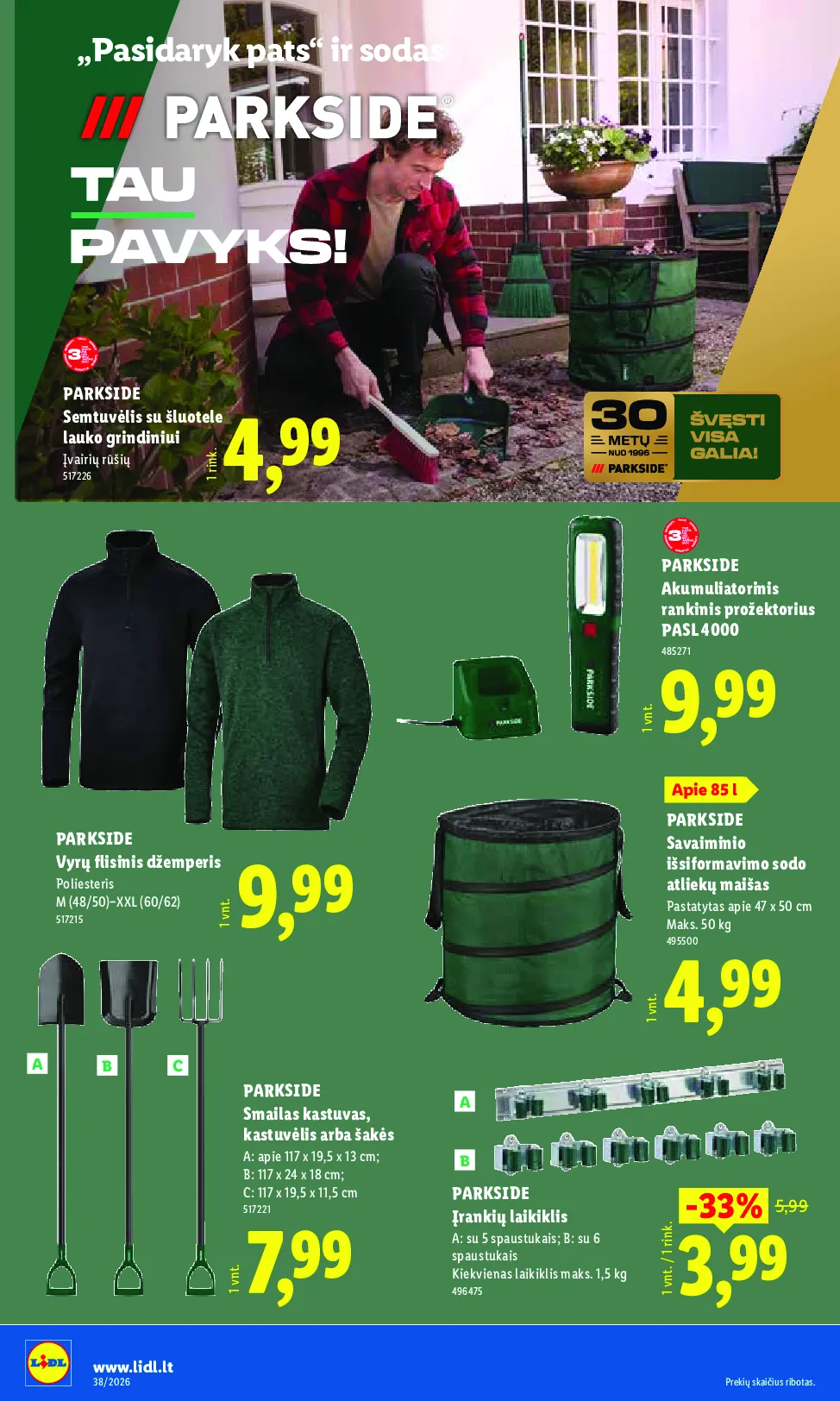 Lidl ne maisto prekių leidinys – 16 psl.