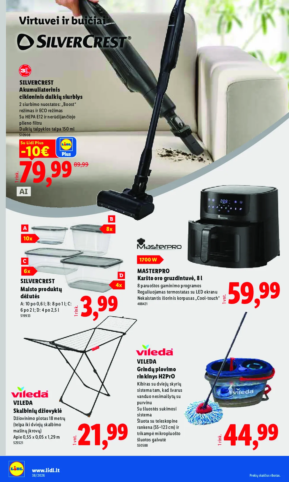 Lidl ne maisto prekių leidinys – 6 psl.
