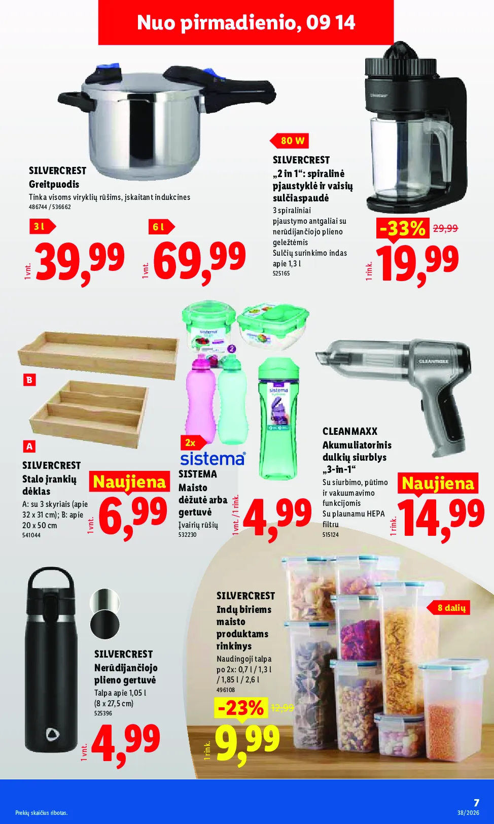 Lidl ne maisto prekių leidinys – 7 psl.