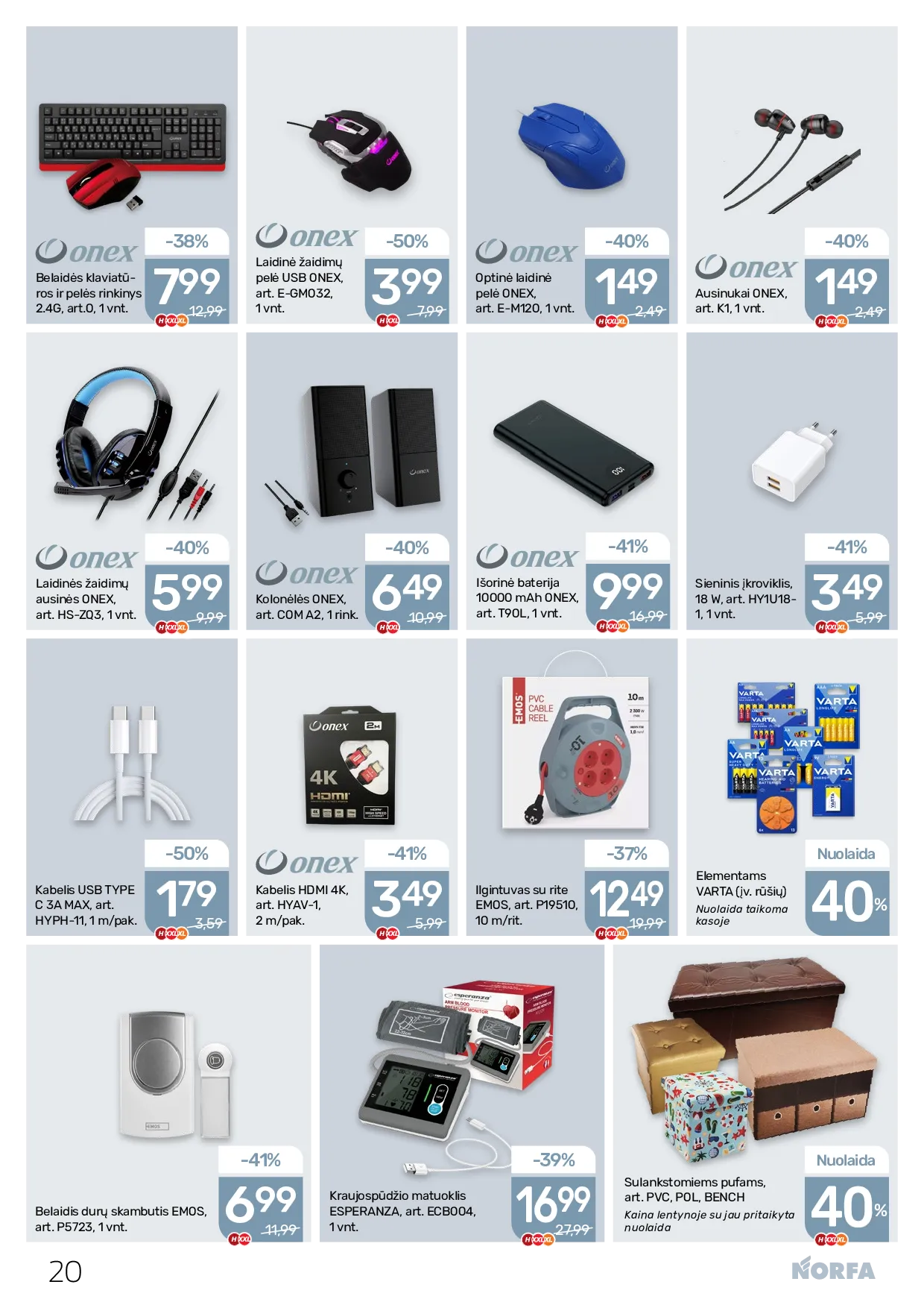Norfa naujas leidinys – 20 psl.