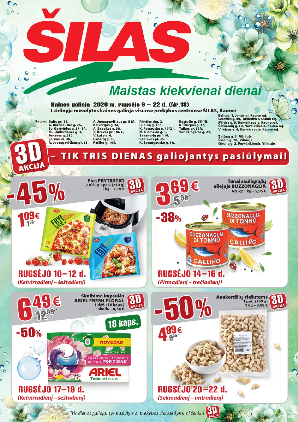 Šilas leidinys – 1 psl.