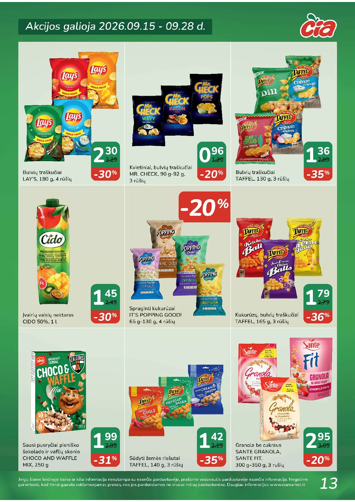 Čia leidinys – 13 psl.