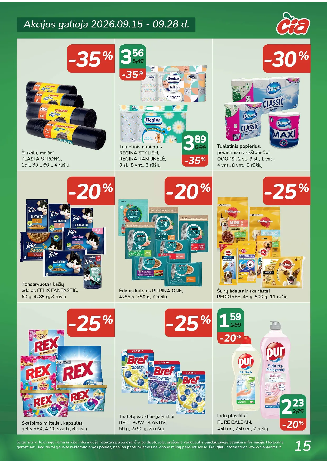 Čia leidinys – 15 psl.