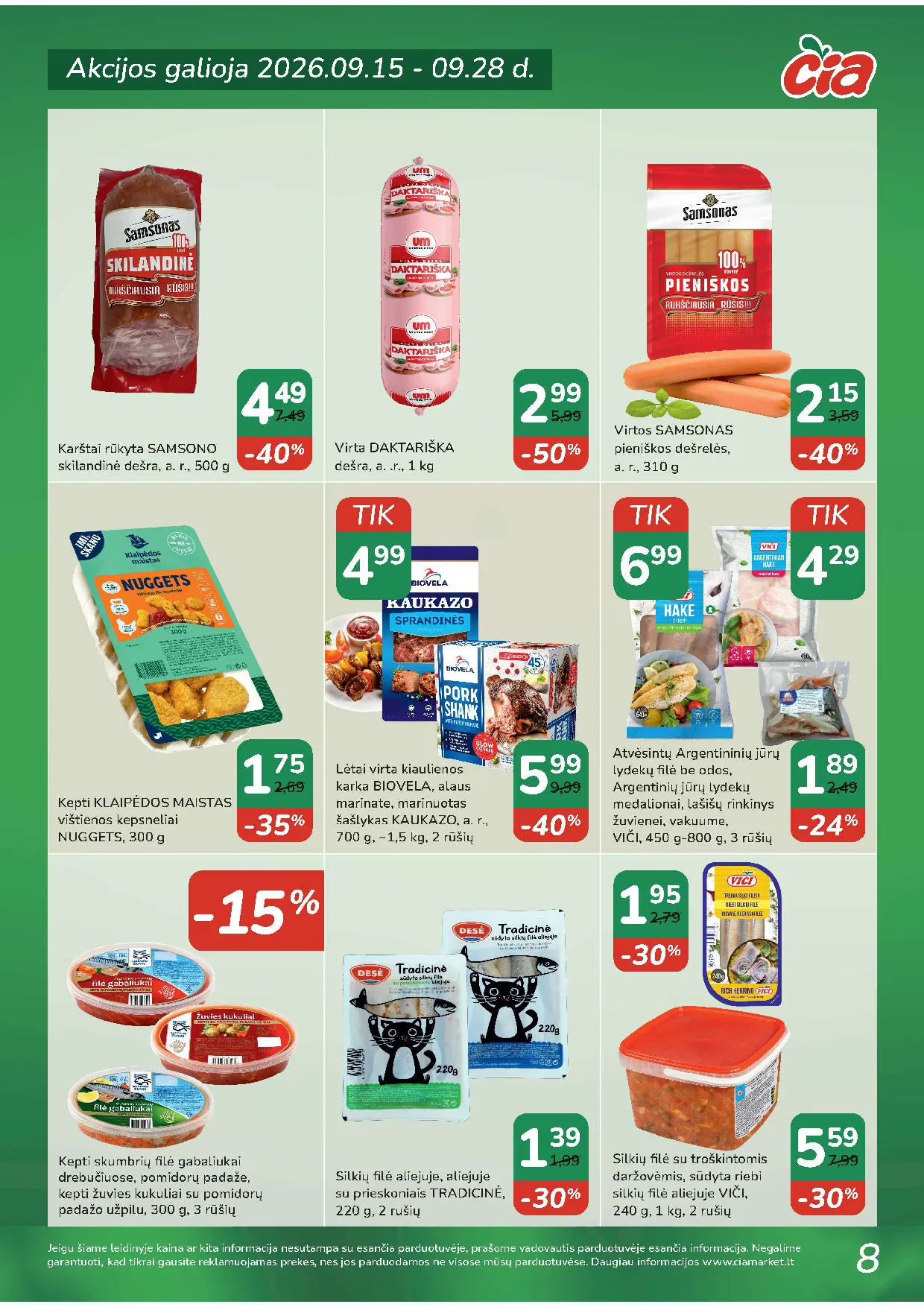 Čia leidinys – 8 psl.