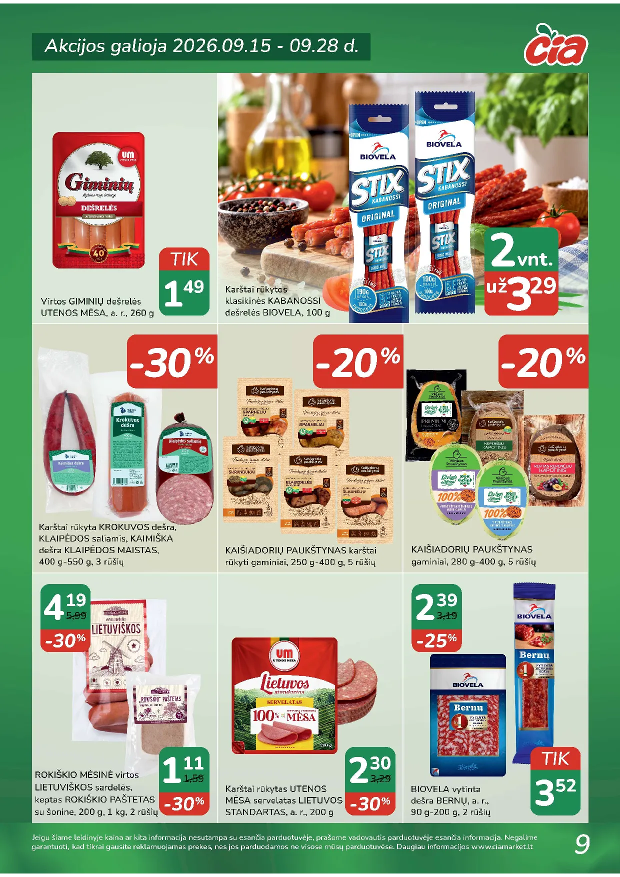 Čia leidinys – 9 psl.